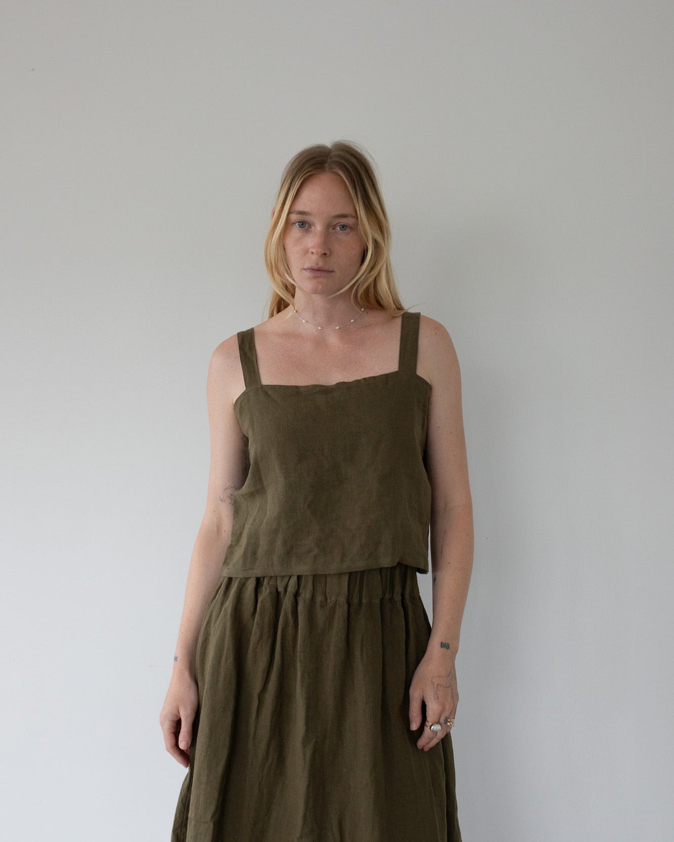 Solana Linen Tank