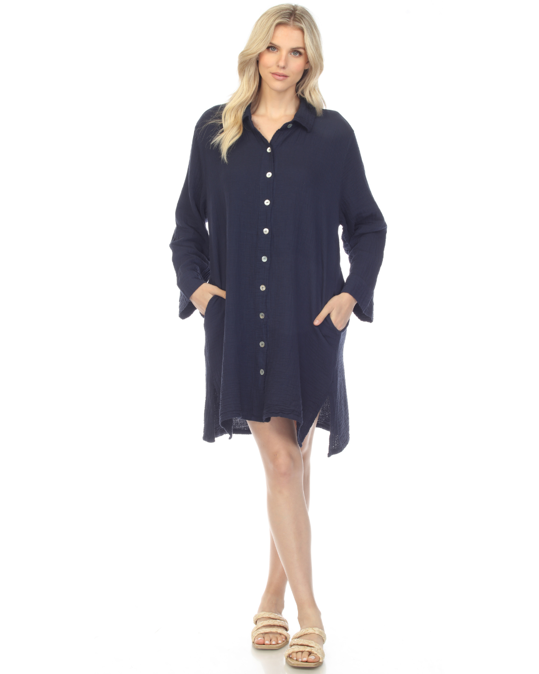 Short Shell Shirt Dress