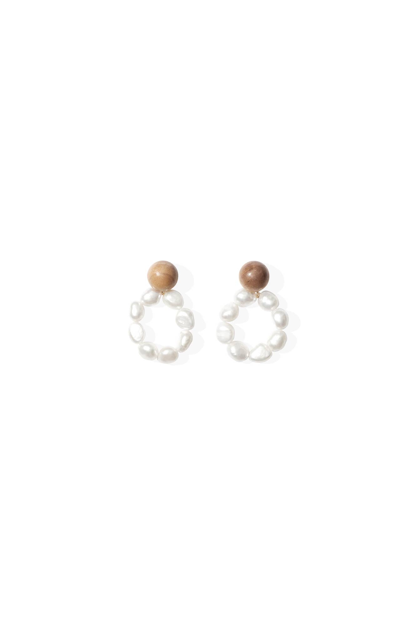Pearl Moon Earrings