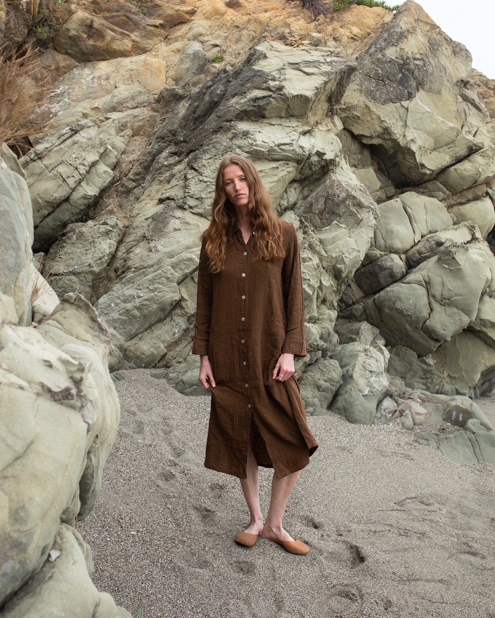 Shell Shirt Dress