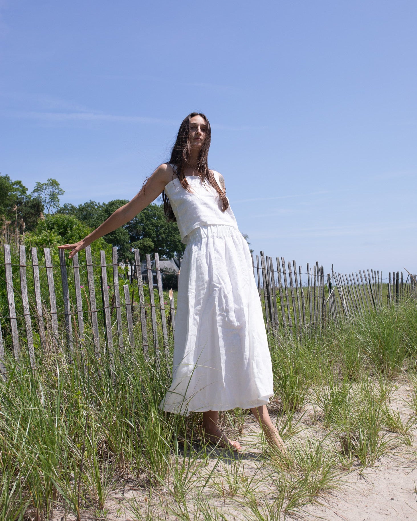 Solana Linen Skirt