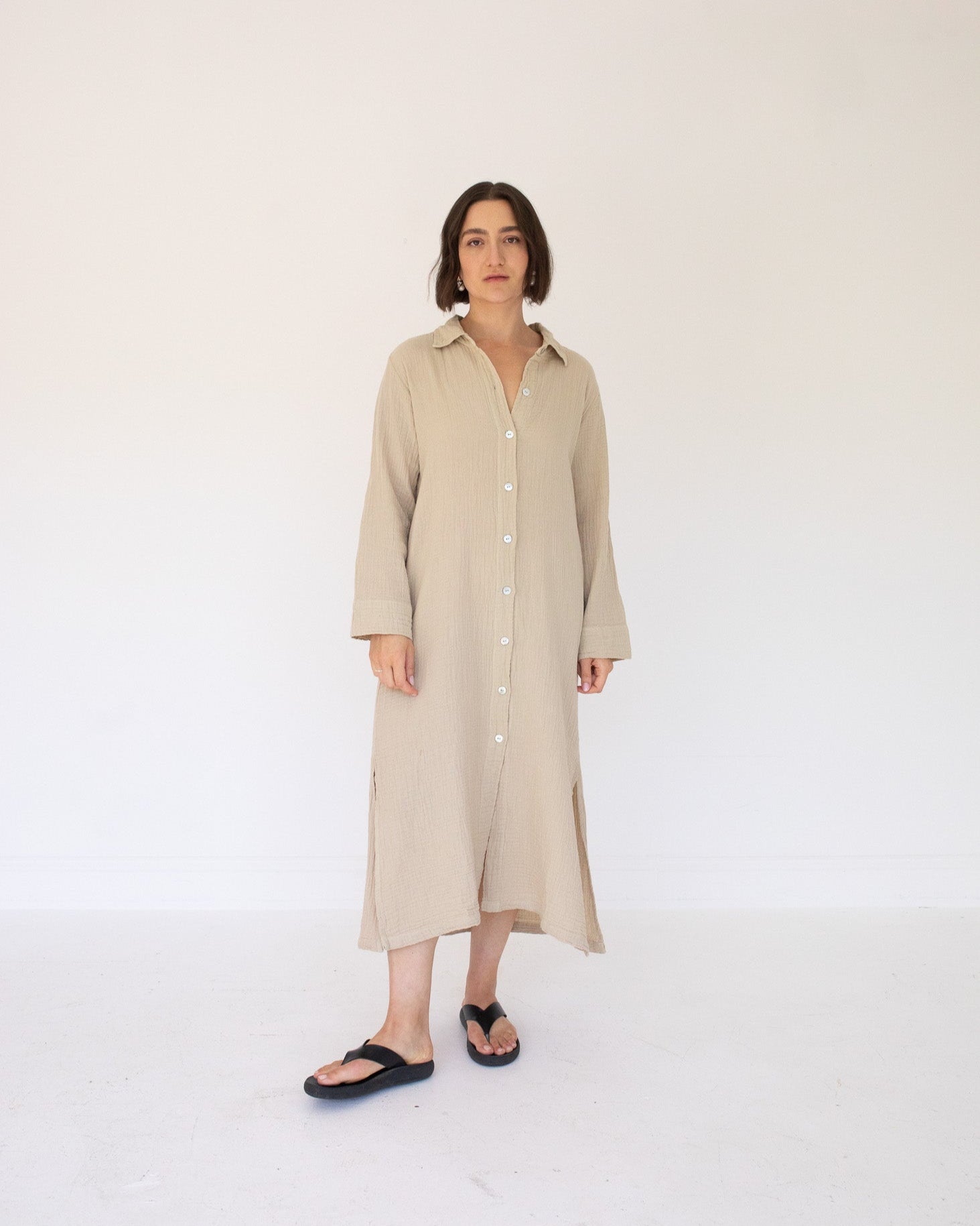 Shell Shirt Dress