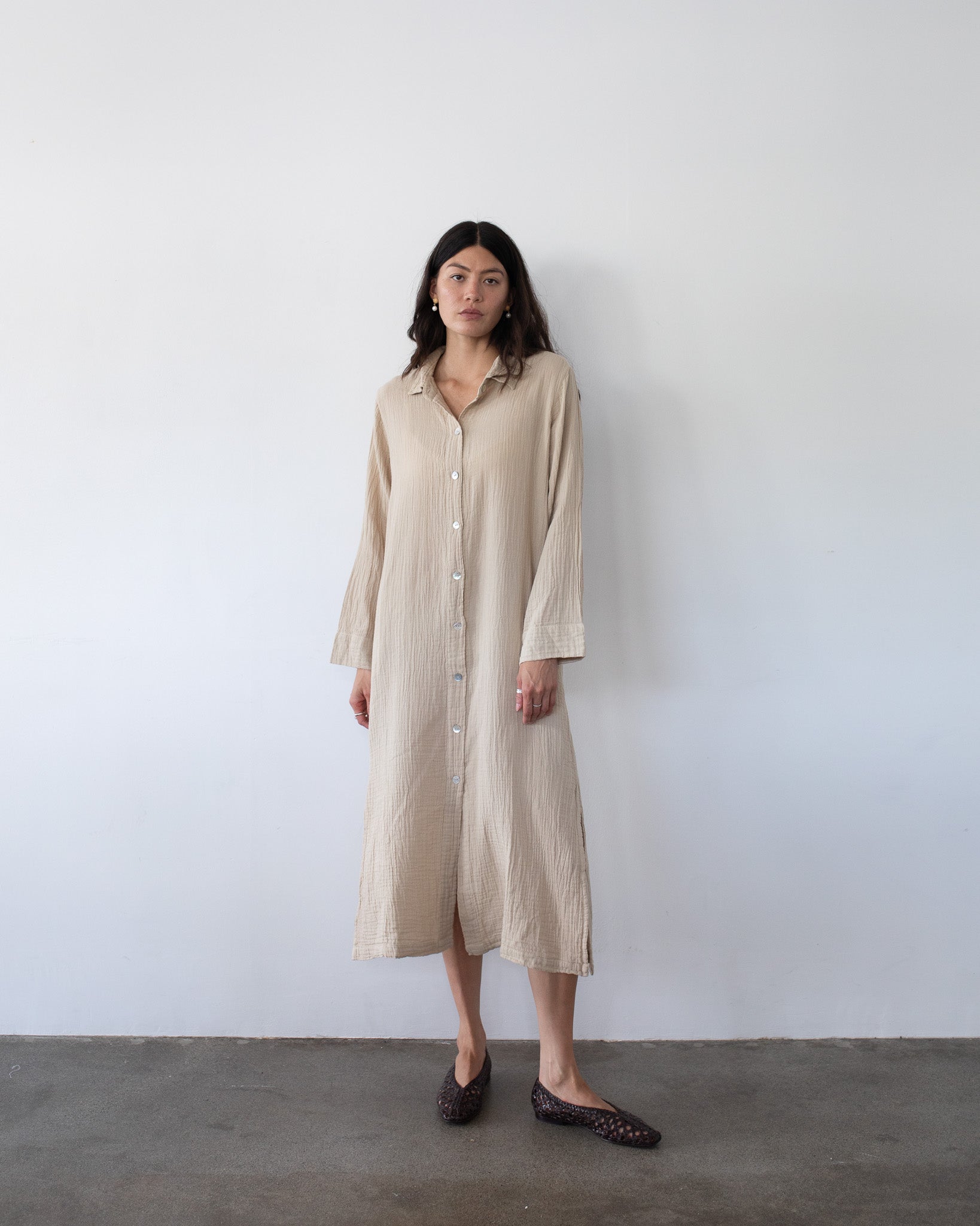 Shell Shirt Dress