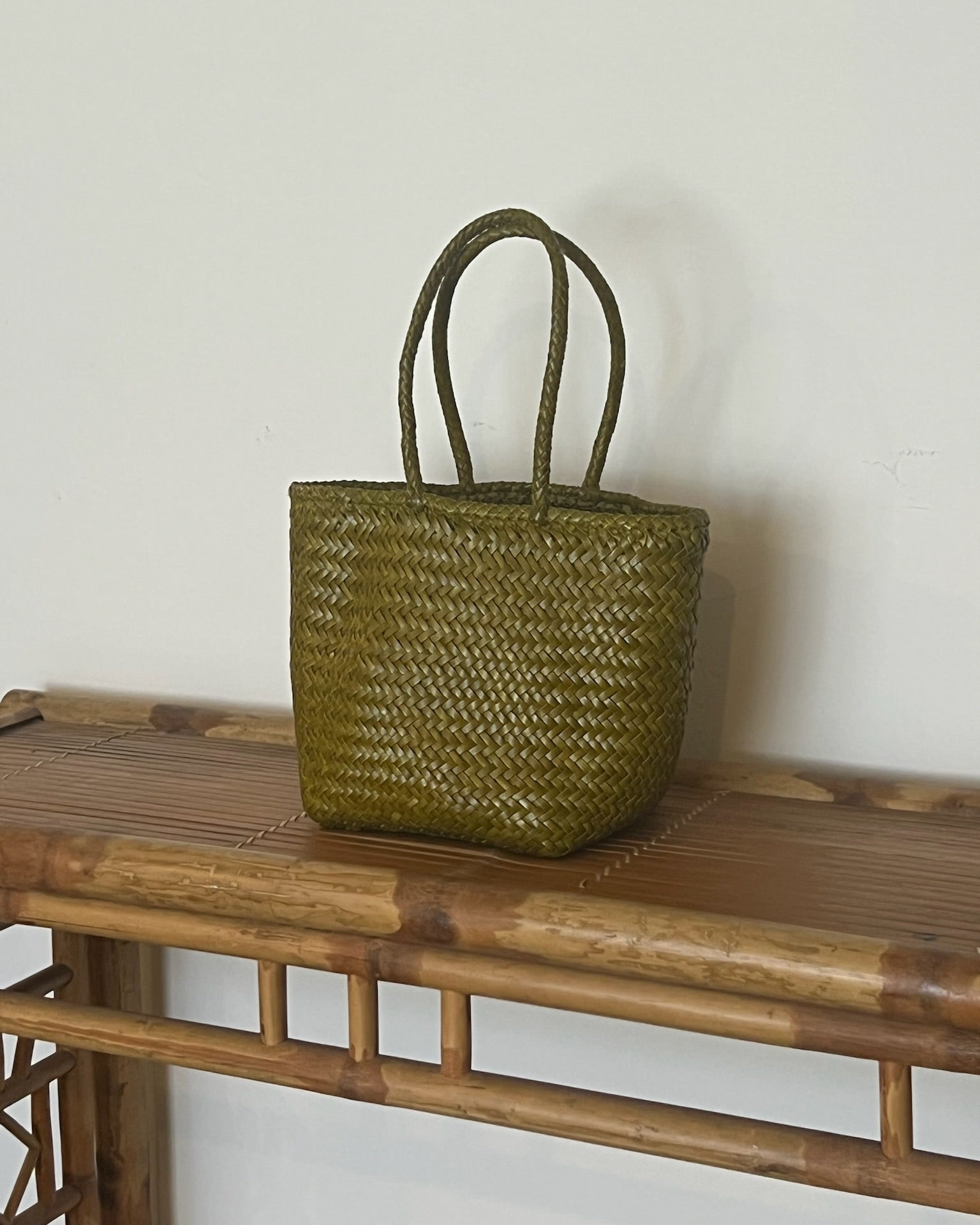 Woven Leather Purse