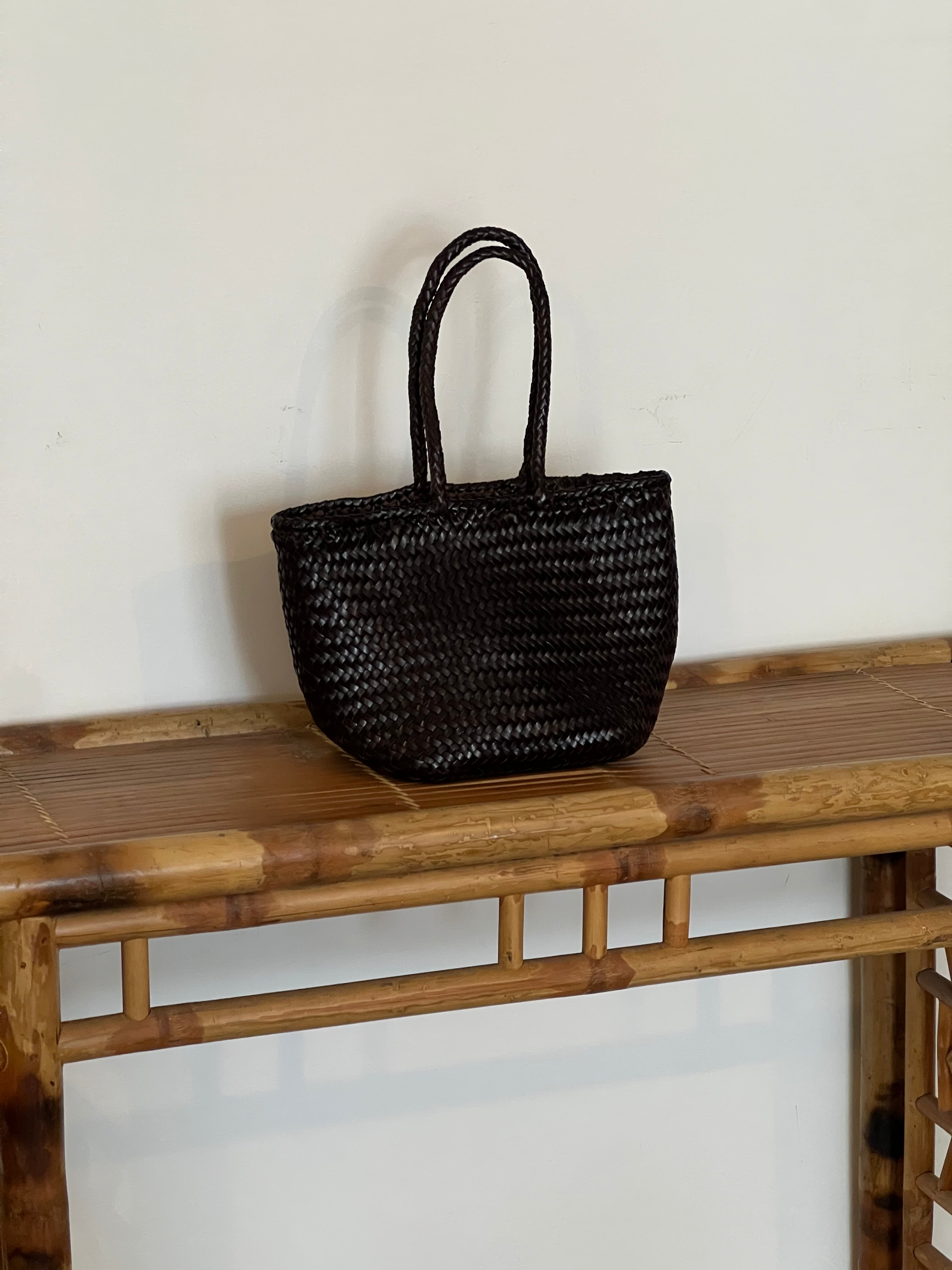 Woven Leather Purse
