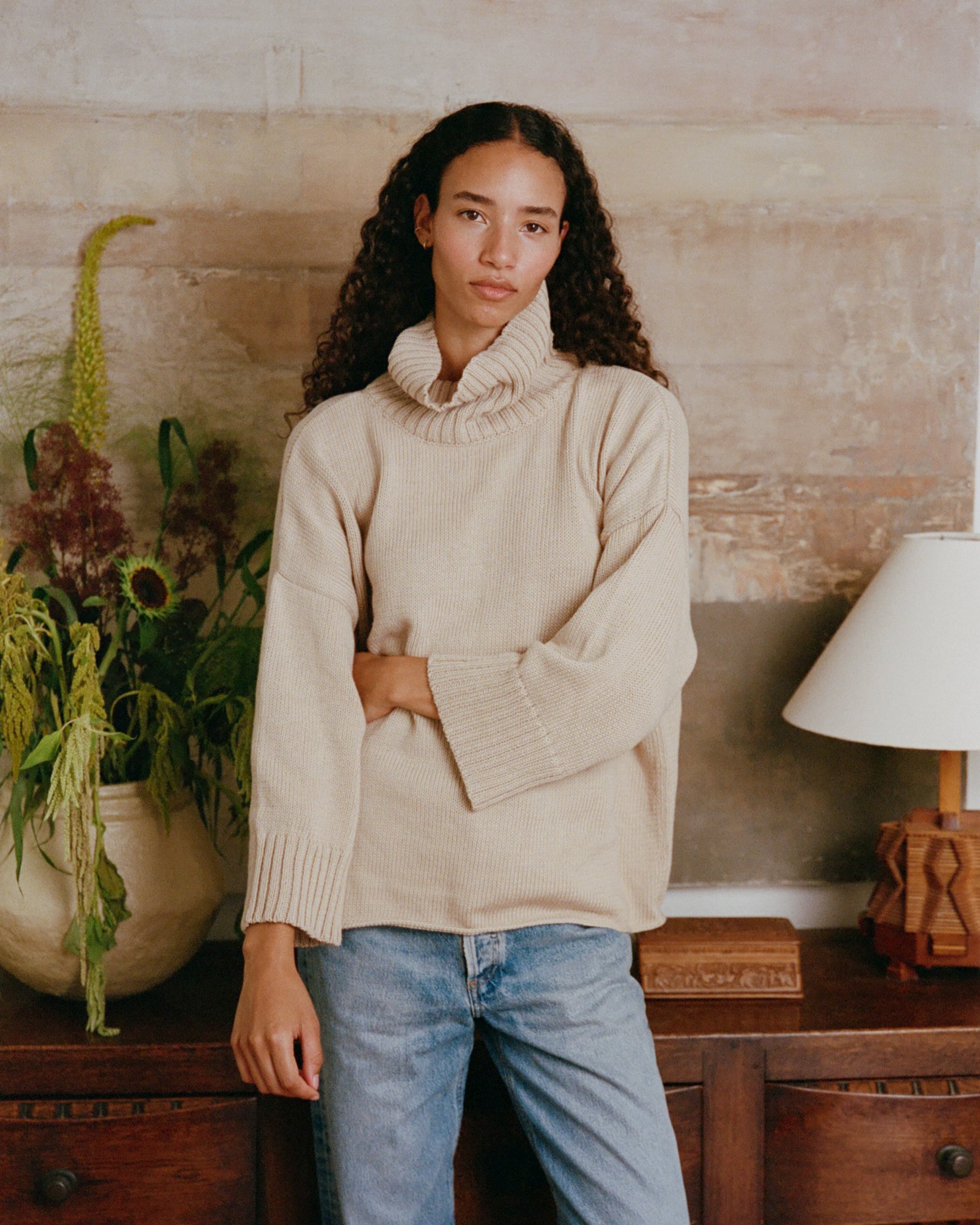 Lennon Turtleneck, Oat