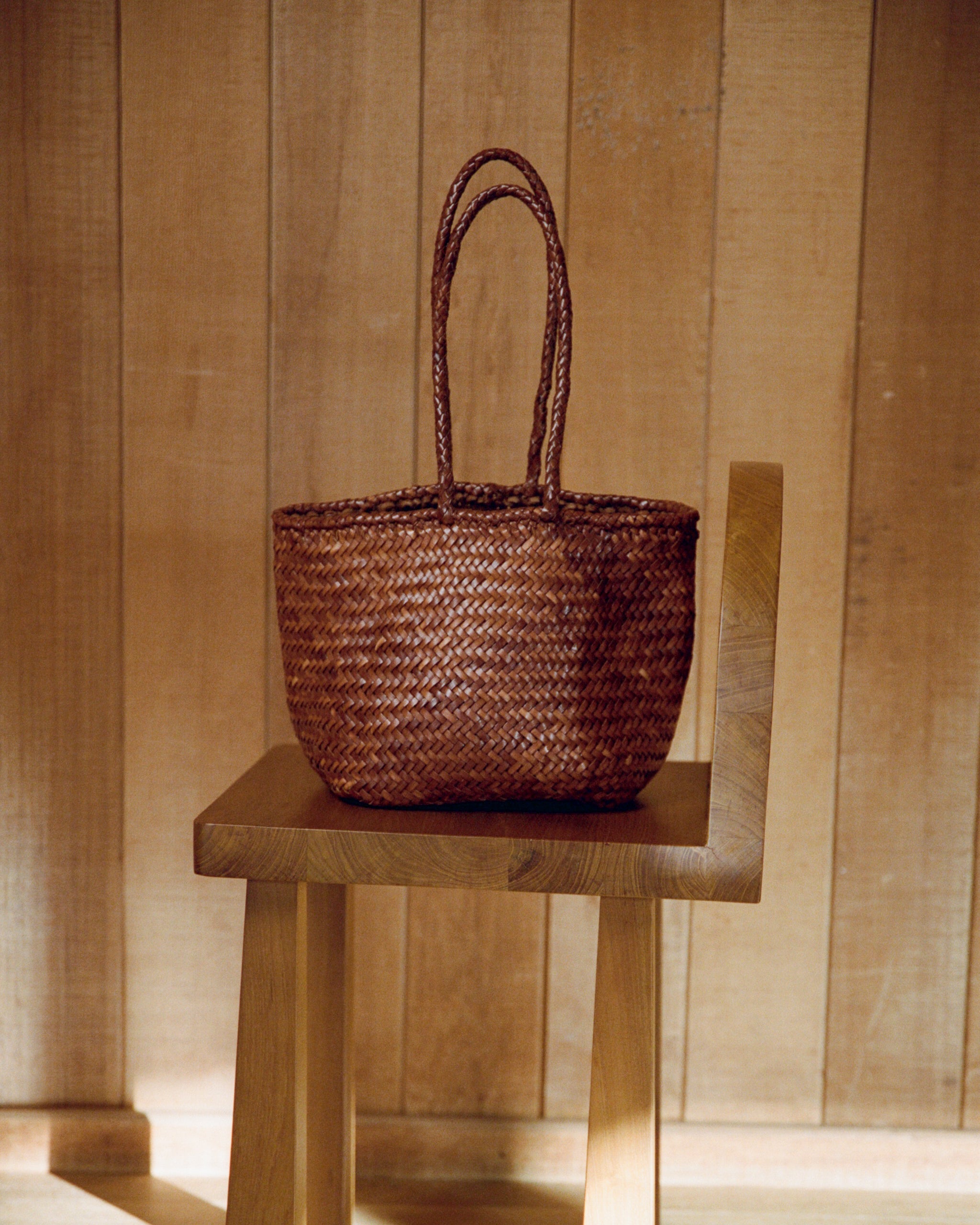 Woven Leather Purse
