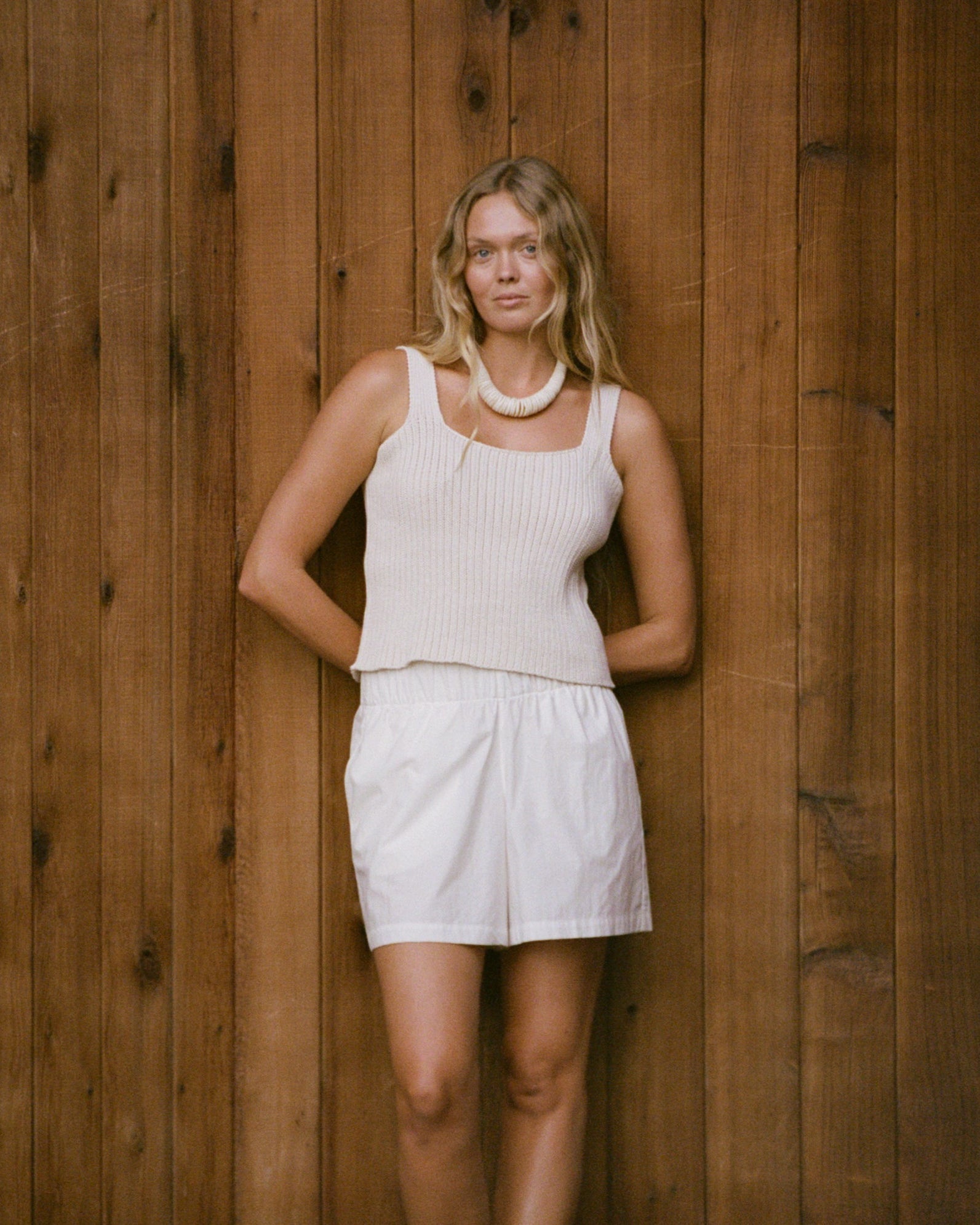 Square Knit Tank - Handmade 100% Cotton Perfect Summer Top