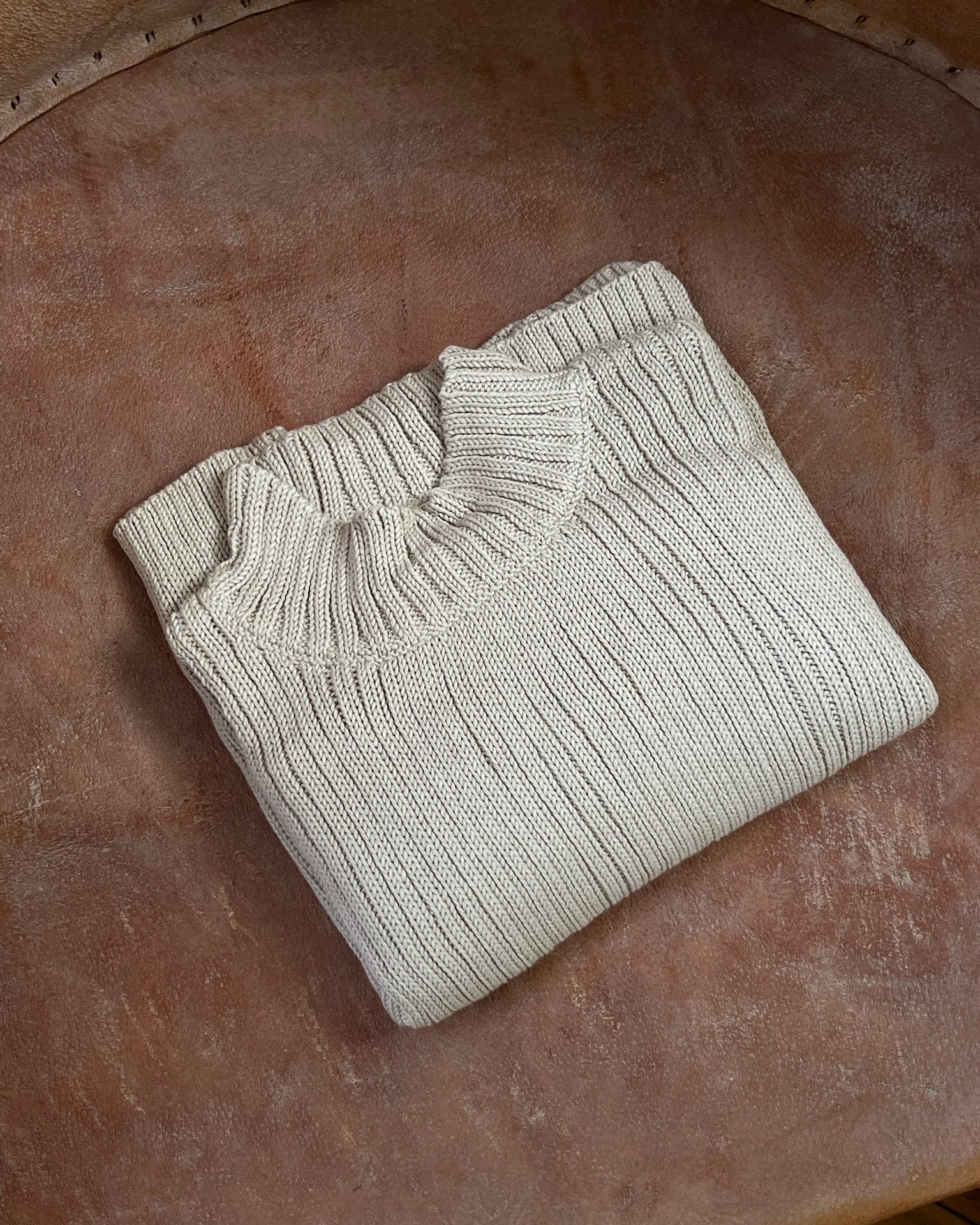 Mock Neck Crop Sweater