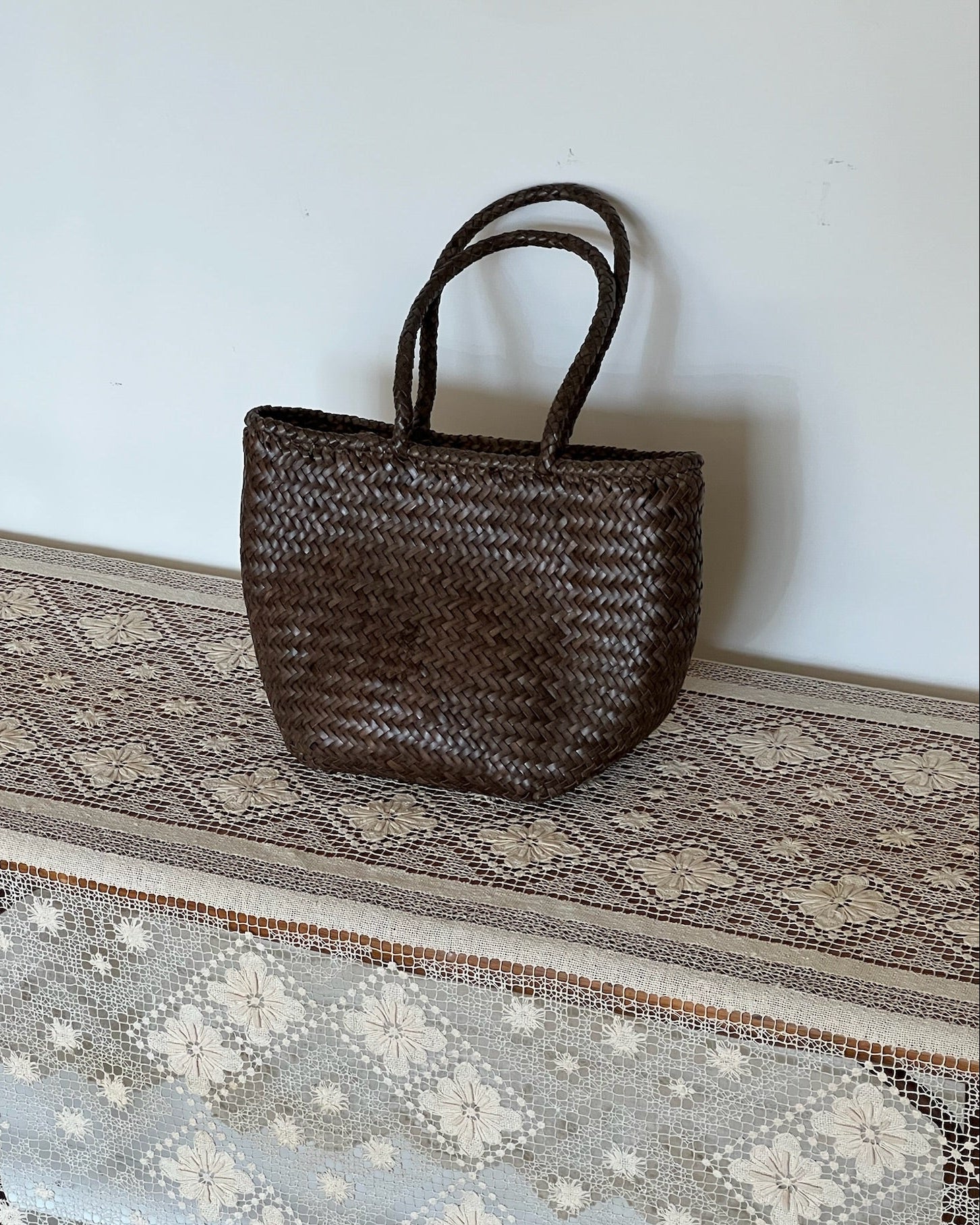 Woven Leather Purse