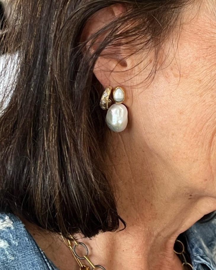 Baroque Pearl Earrings No. 2