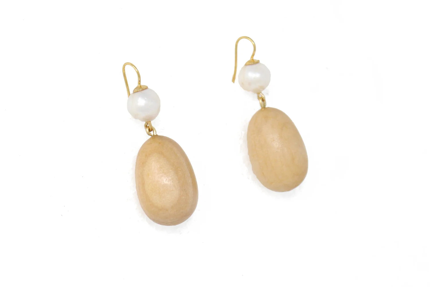 Pearl Egg Earring