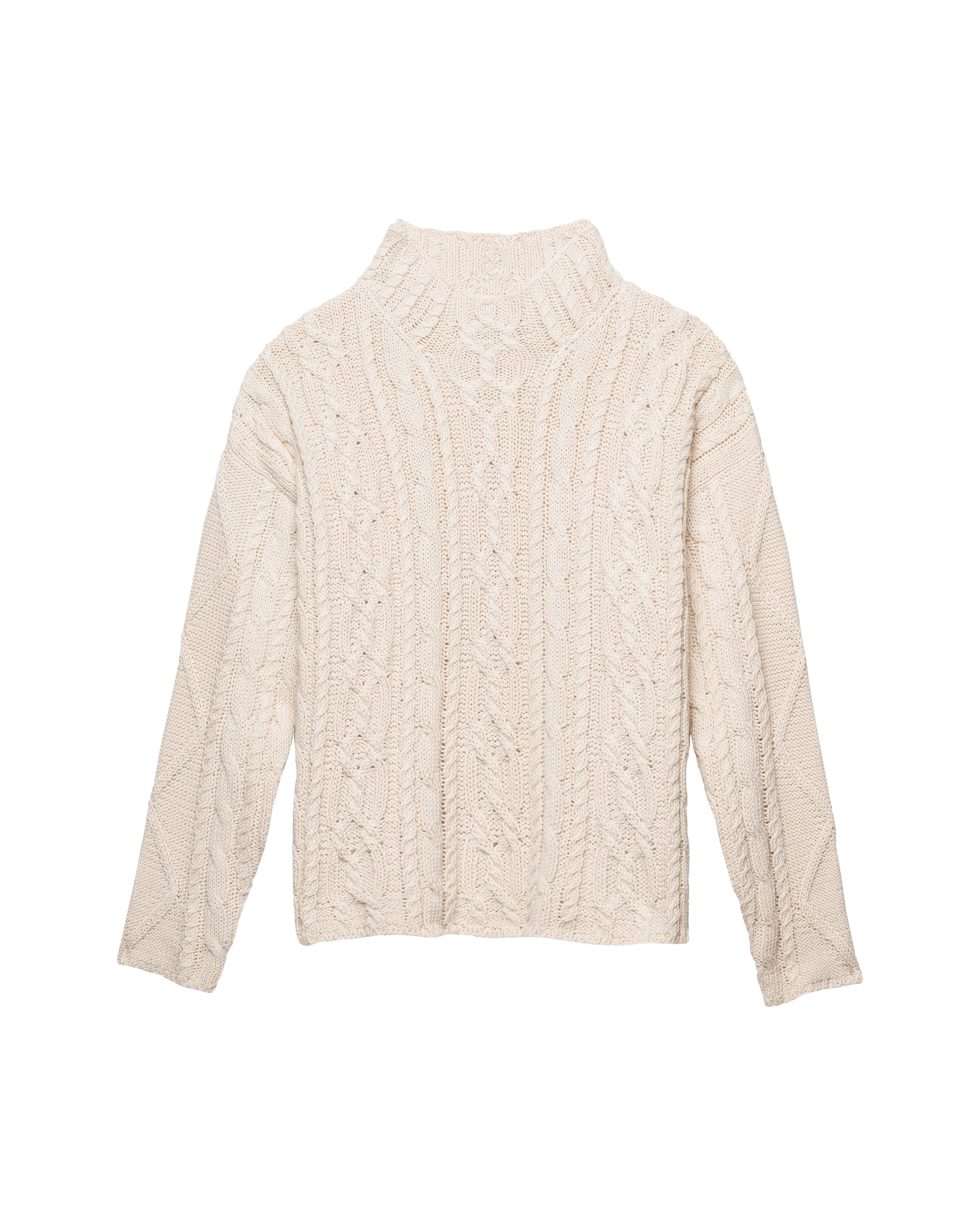 Charlie Cable Knit, Cream