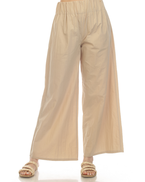 Poplin pants Pants