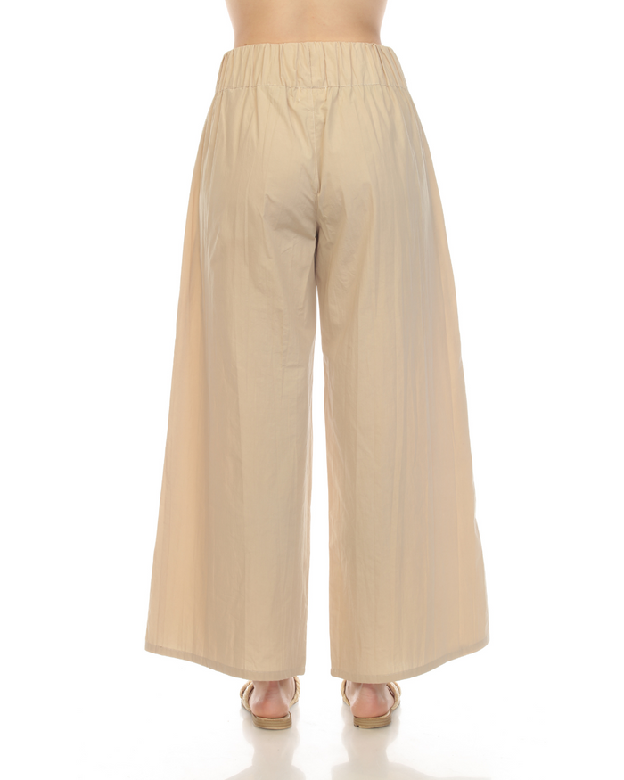 Poplin Pant - Handmade 100% Cotton Light and Airy High-Waisted