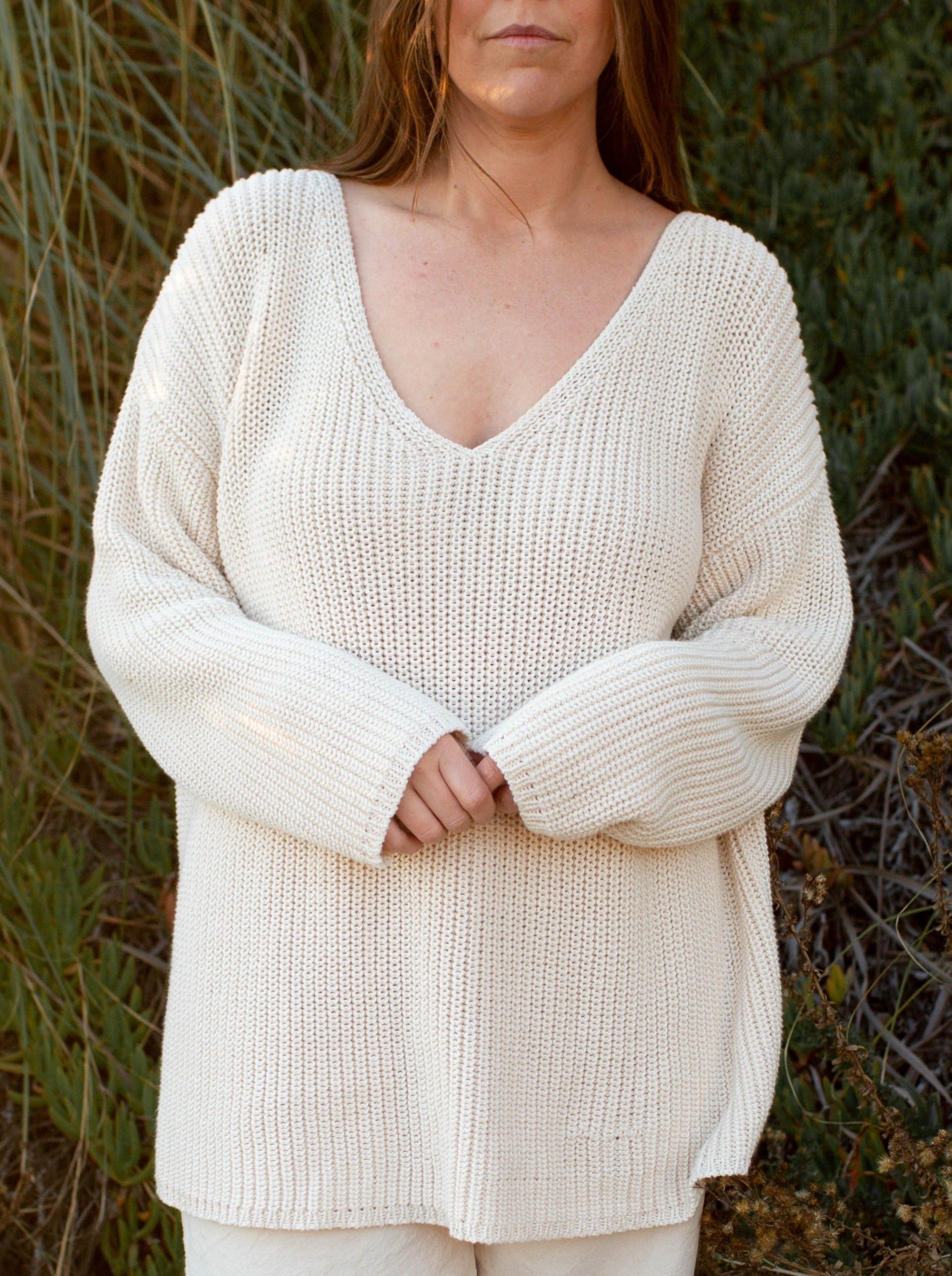 Cotton tunic sale sweater