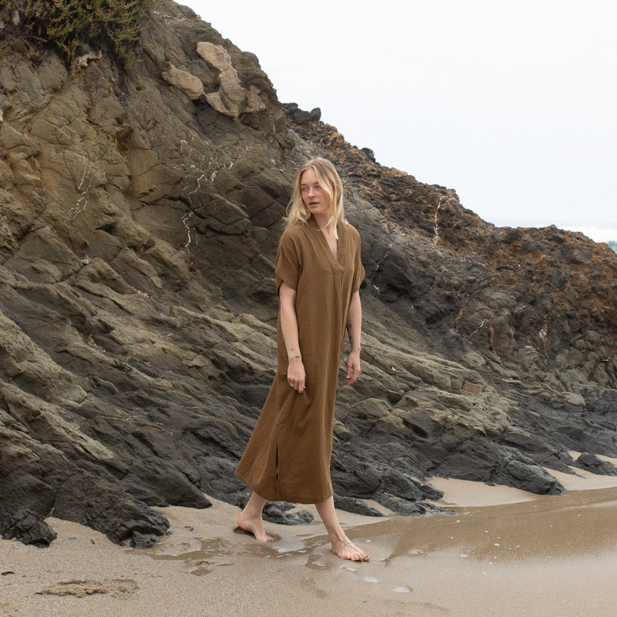 Tulum Dress Ecru / L/XL