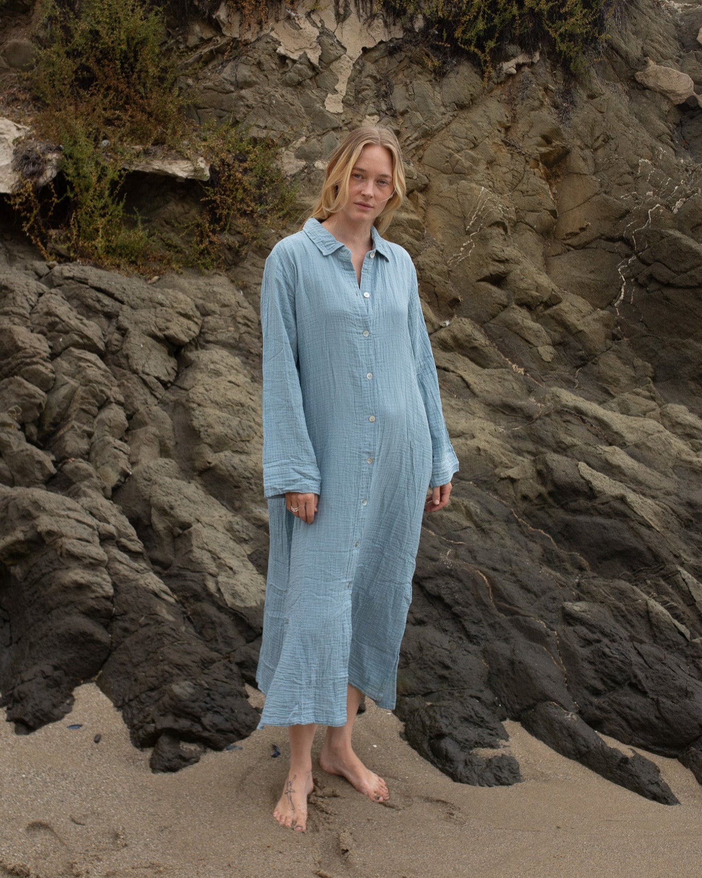 Shell Shirt Dress