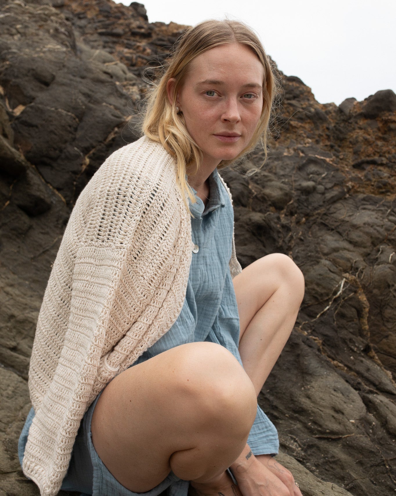 Manuela Crochet Cardigan