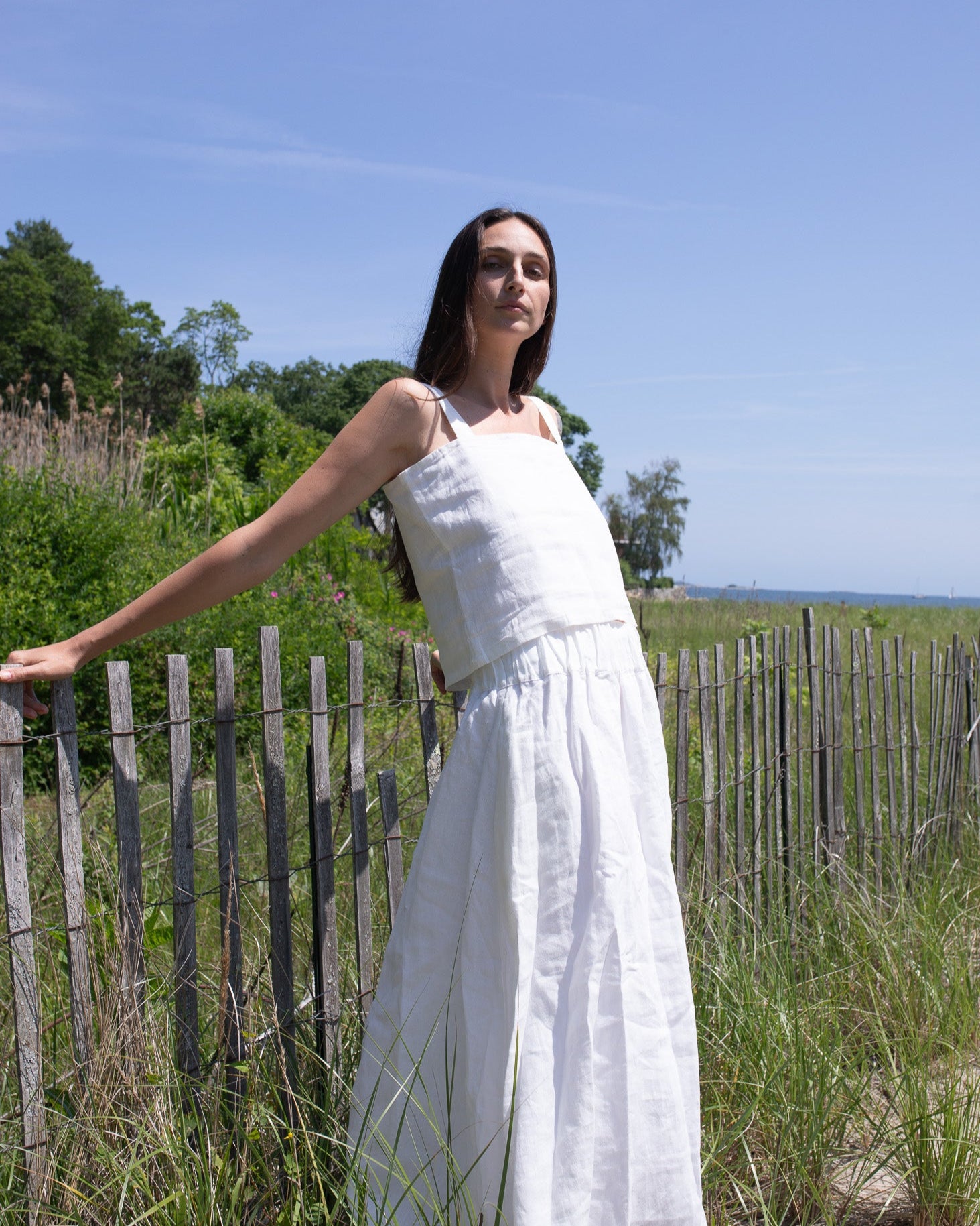 Solana Linen Tank