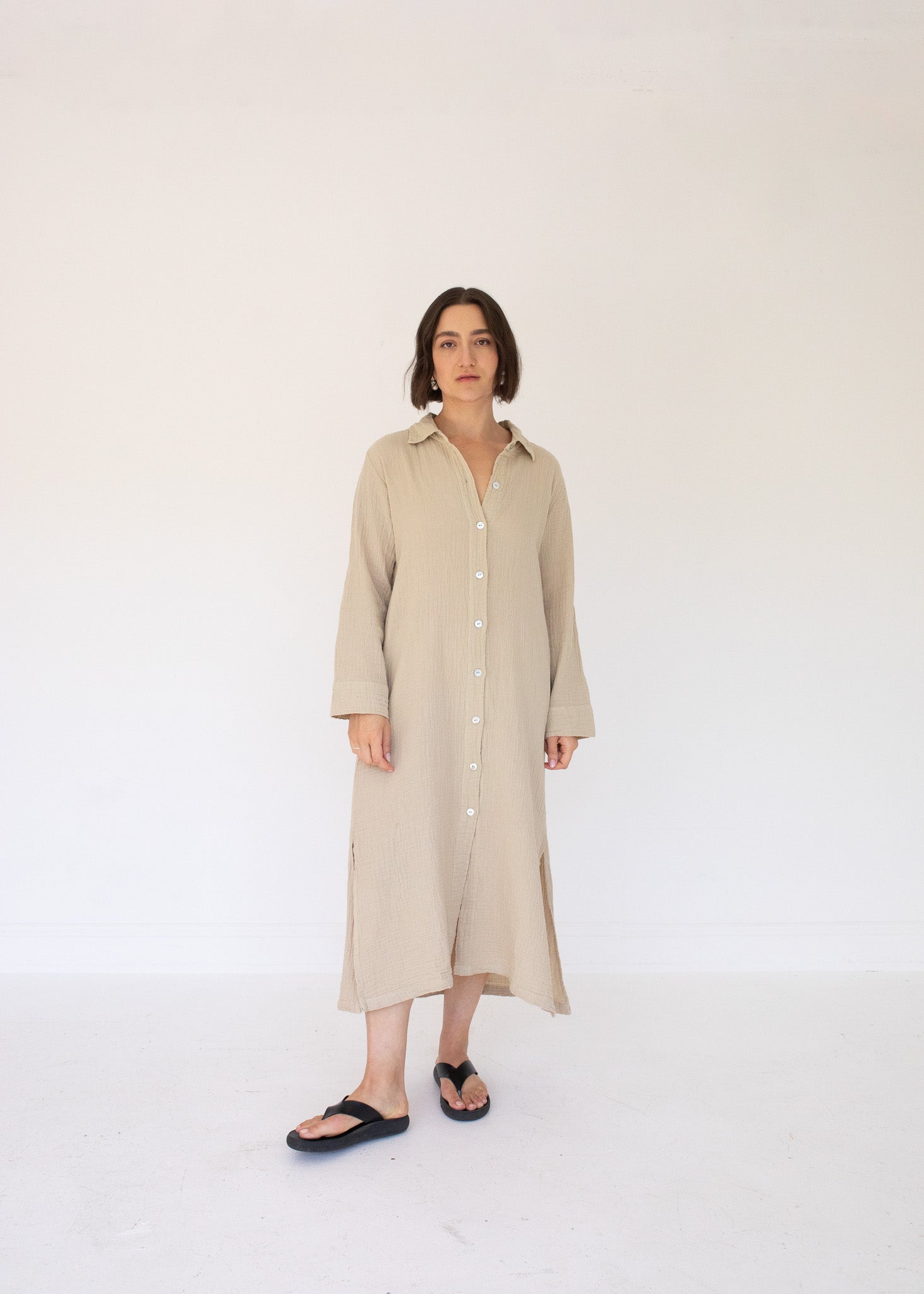 Shell Shirt Dress