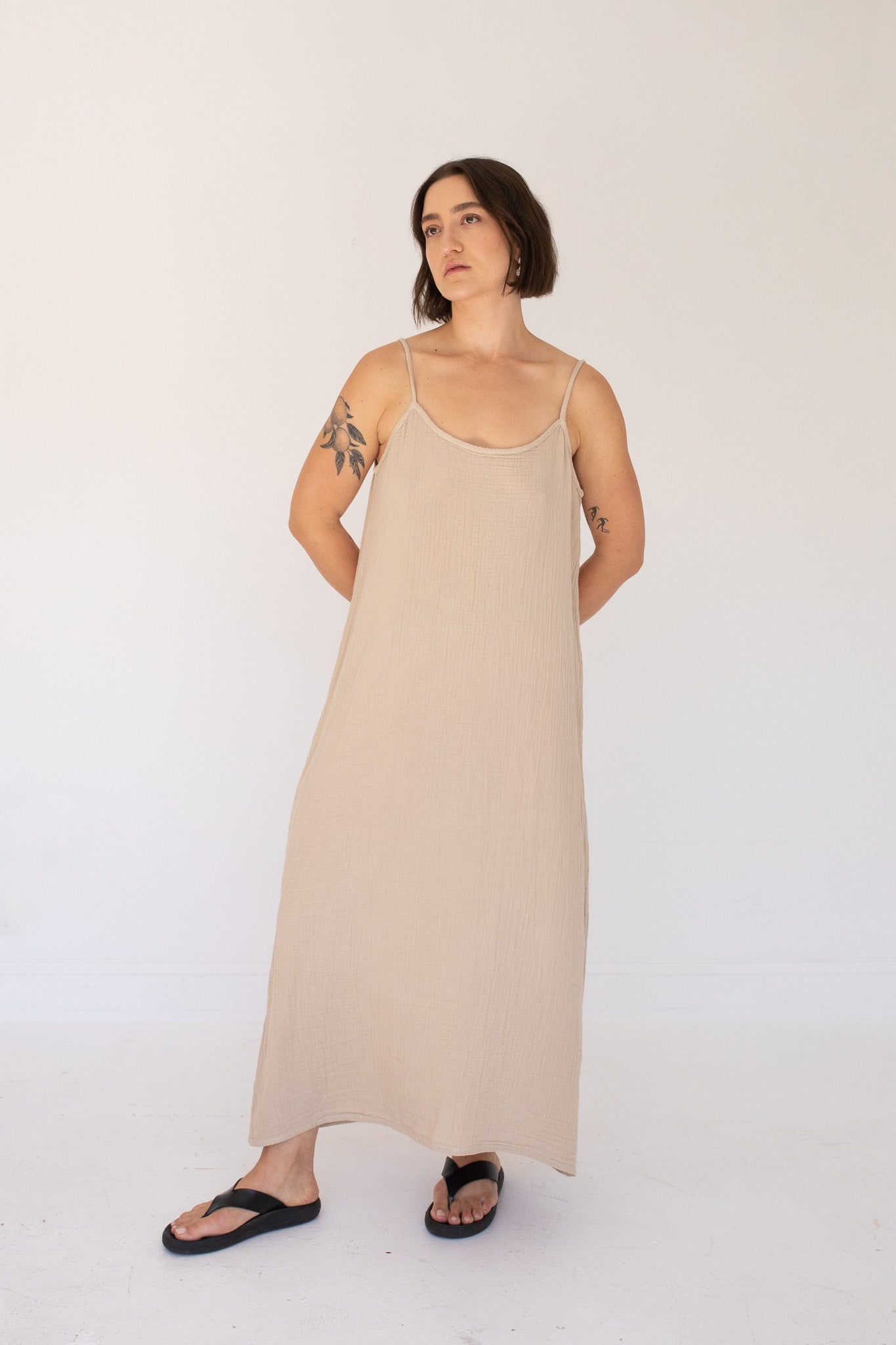 Long Cotton Slip