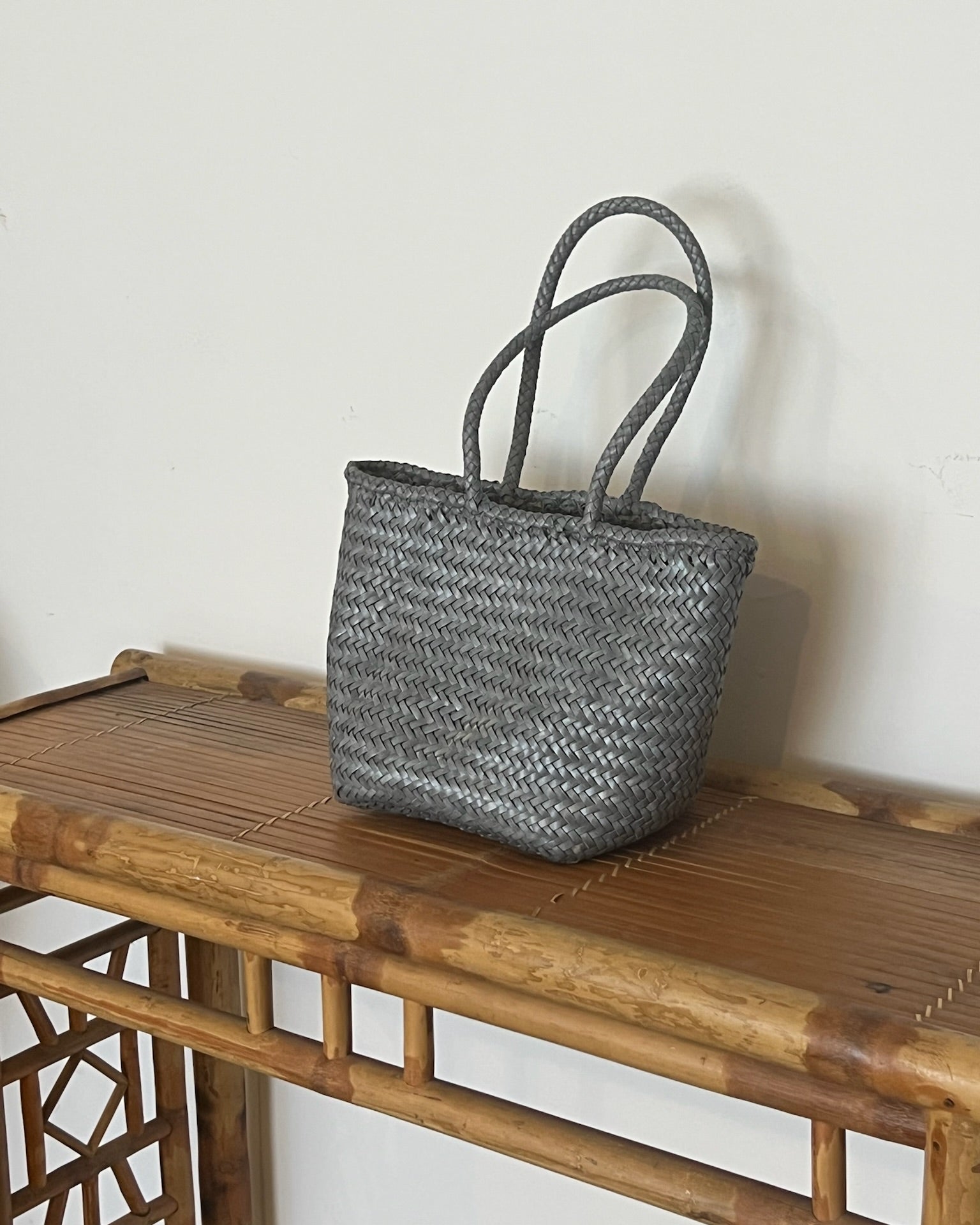 Woven Leather Purse