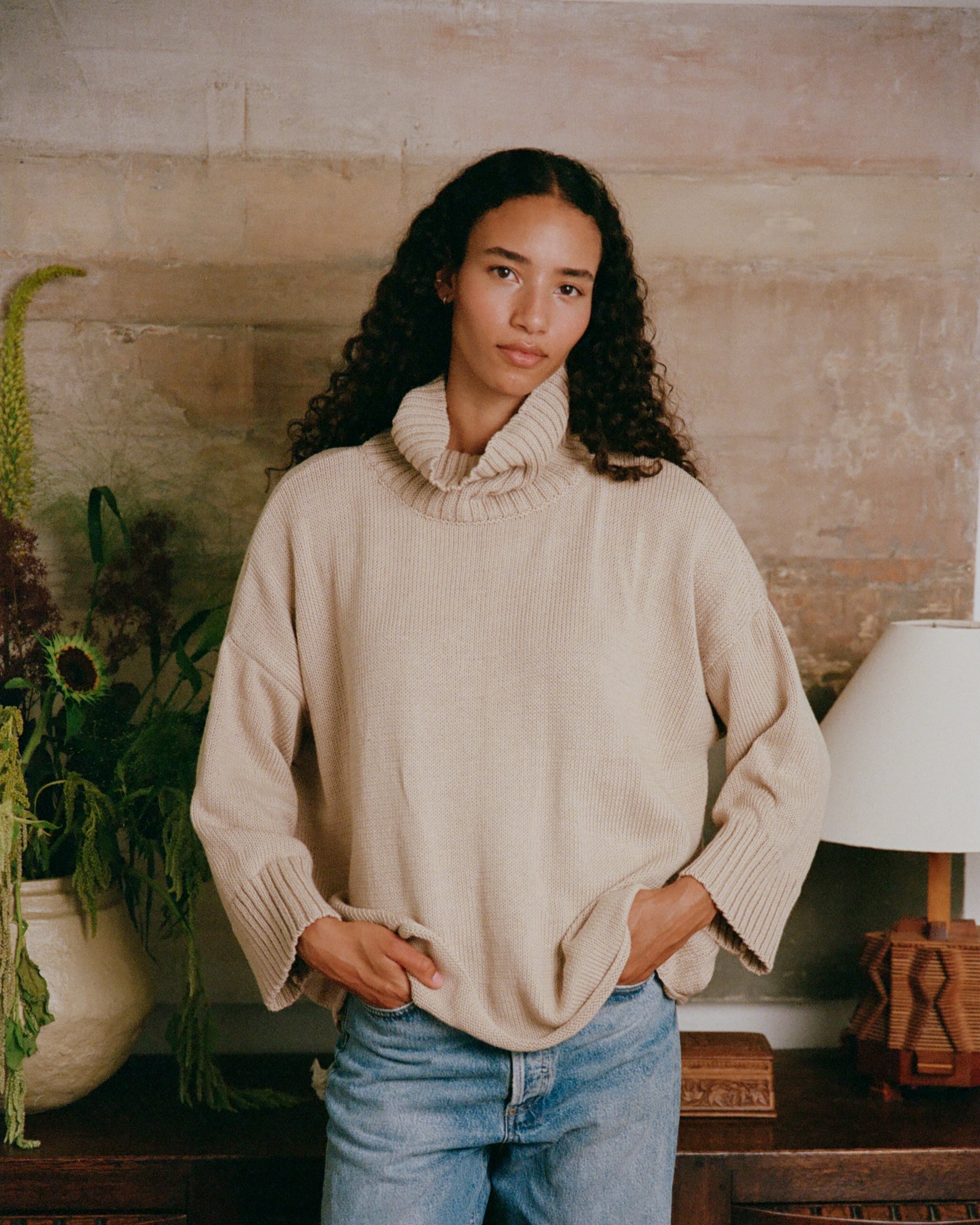 Lennon Turtleneck, Oat
