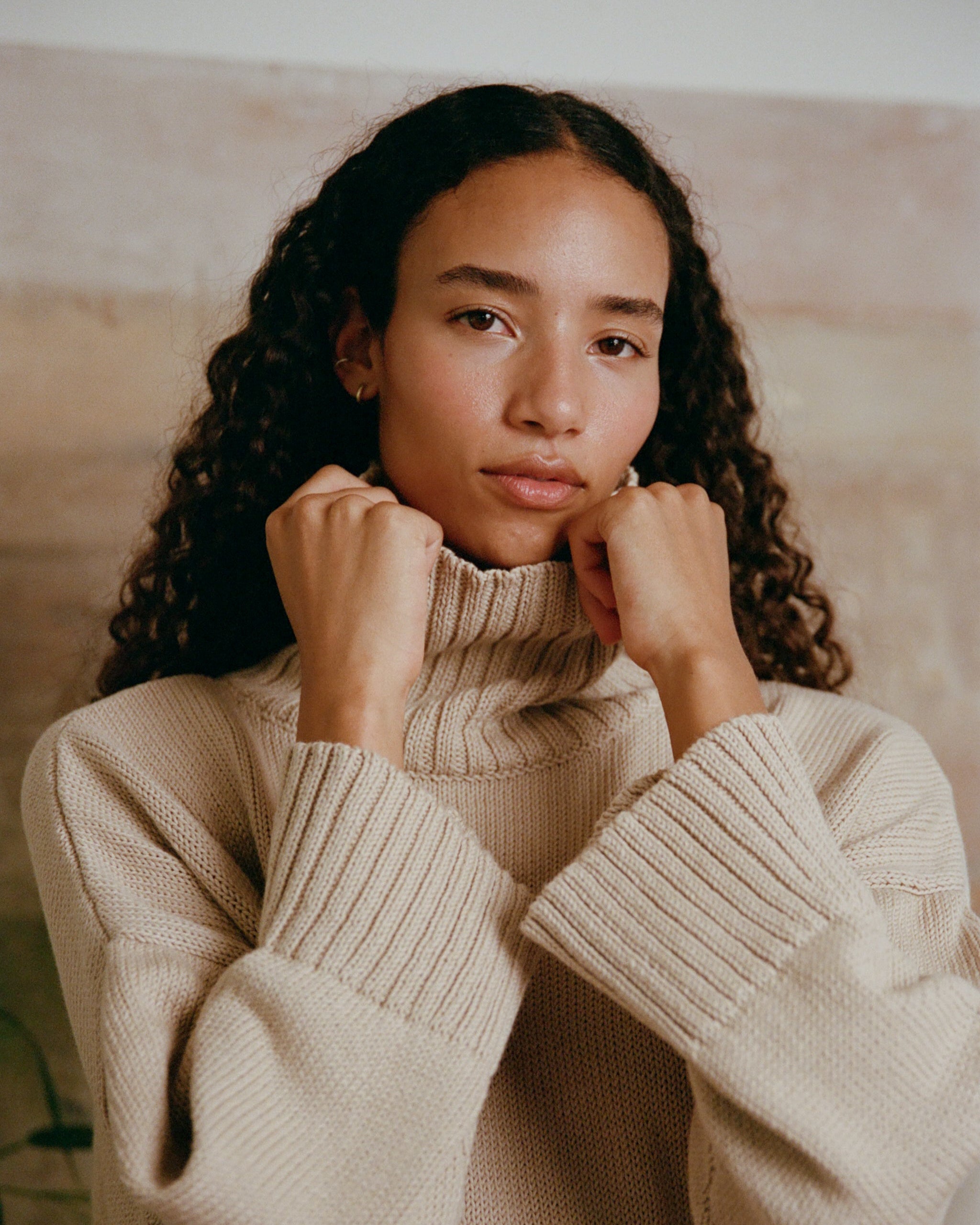 Lennon Turtleneck, Oat
