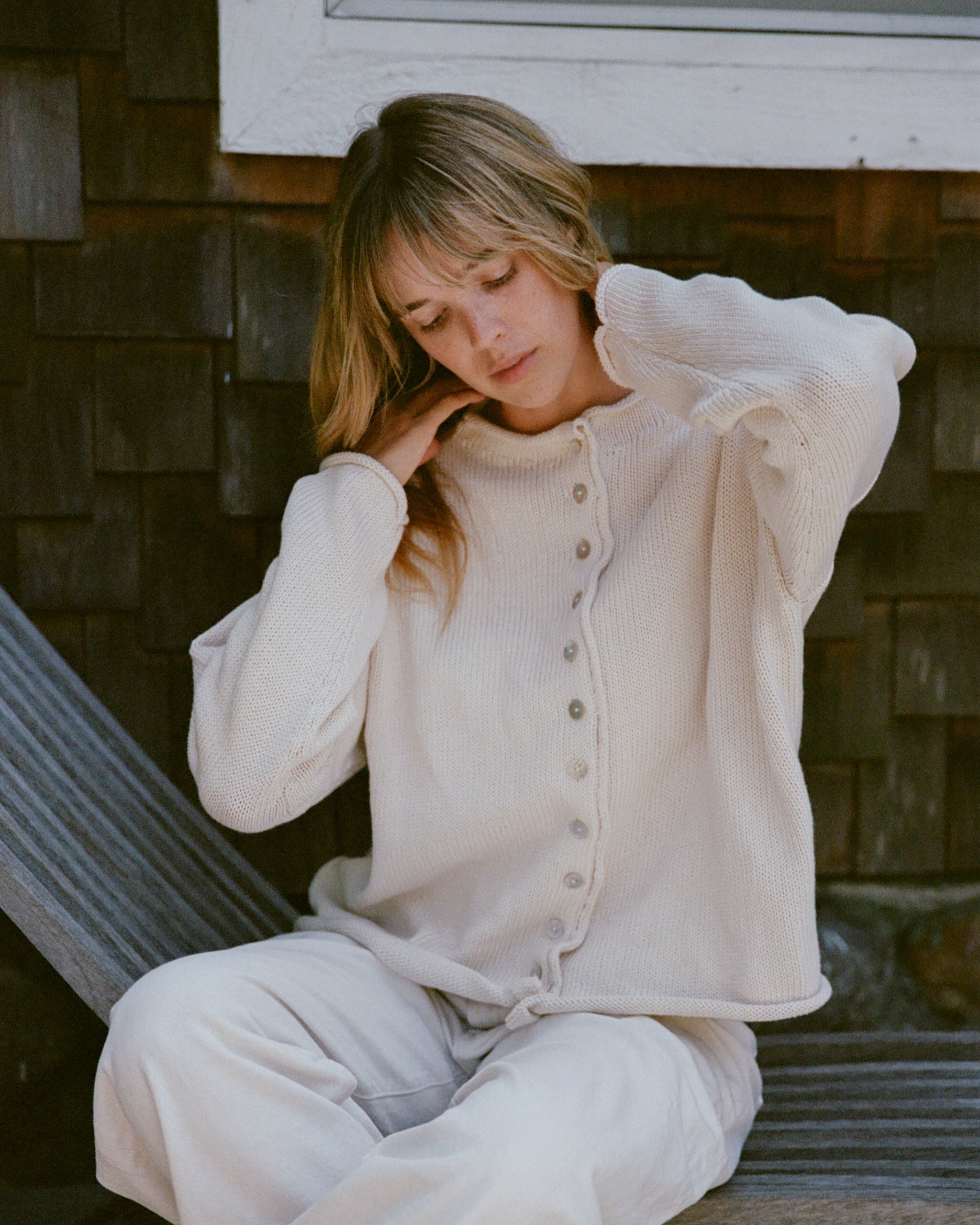 Gemma Cardigan, Cream