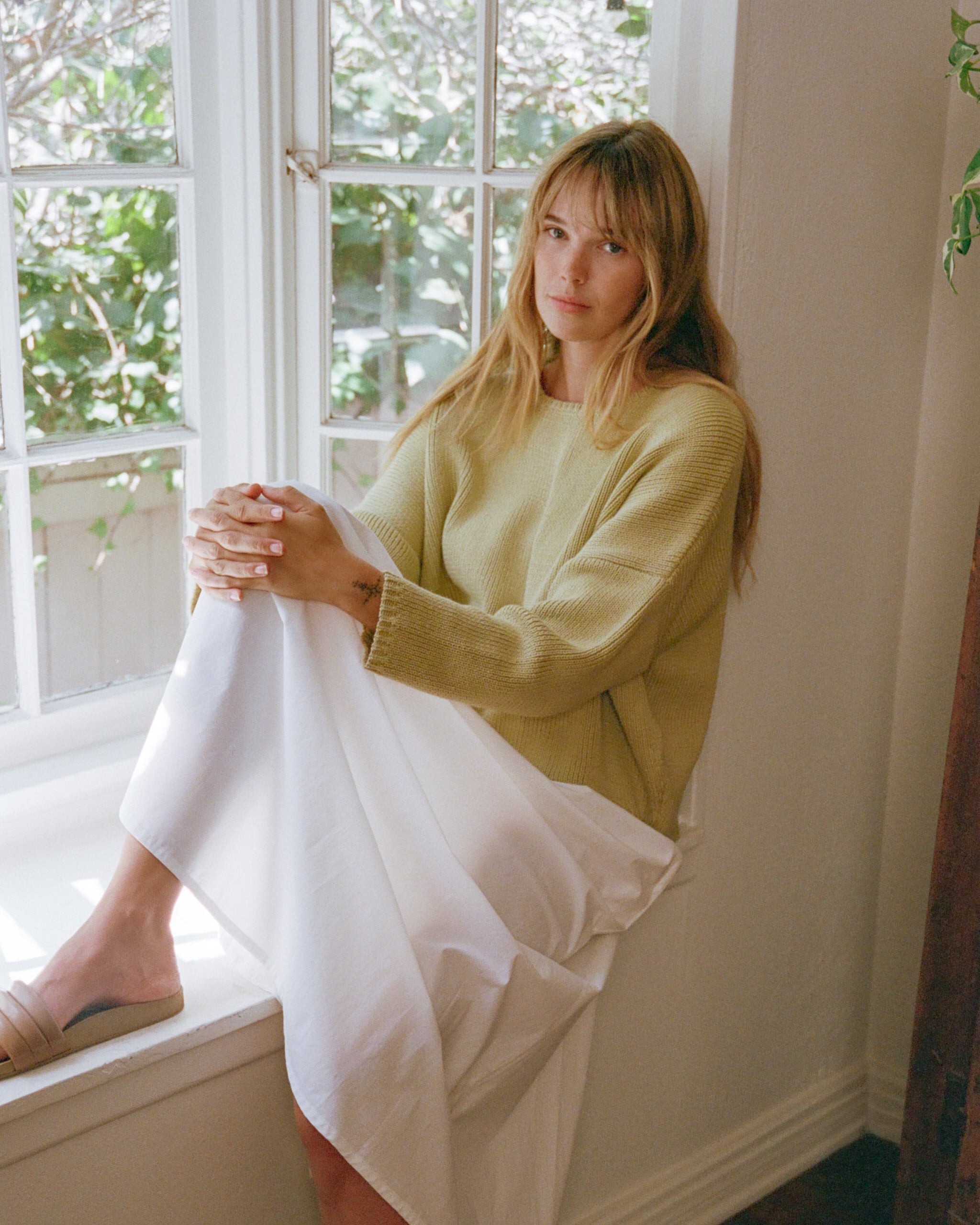 Travel Sweater, Fennel