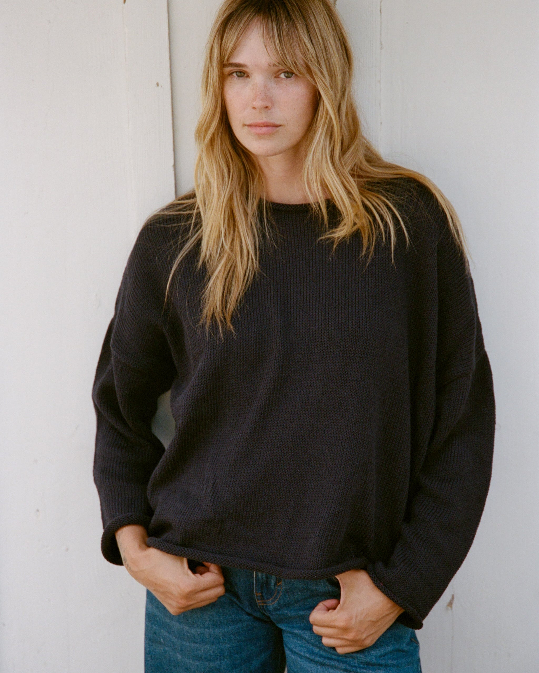 Juni Crewneck, Navy