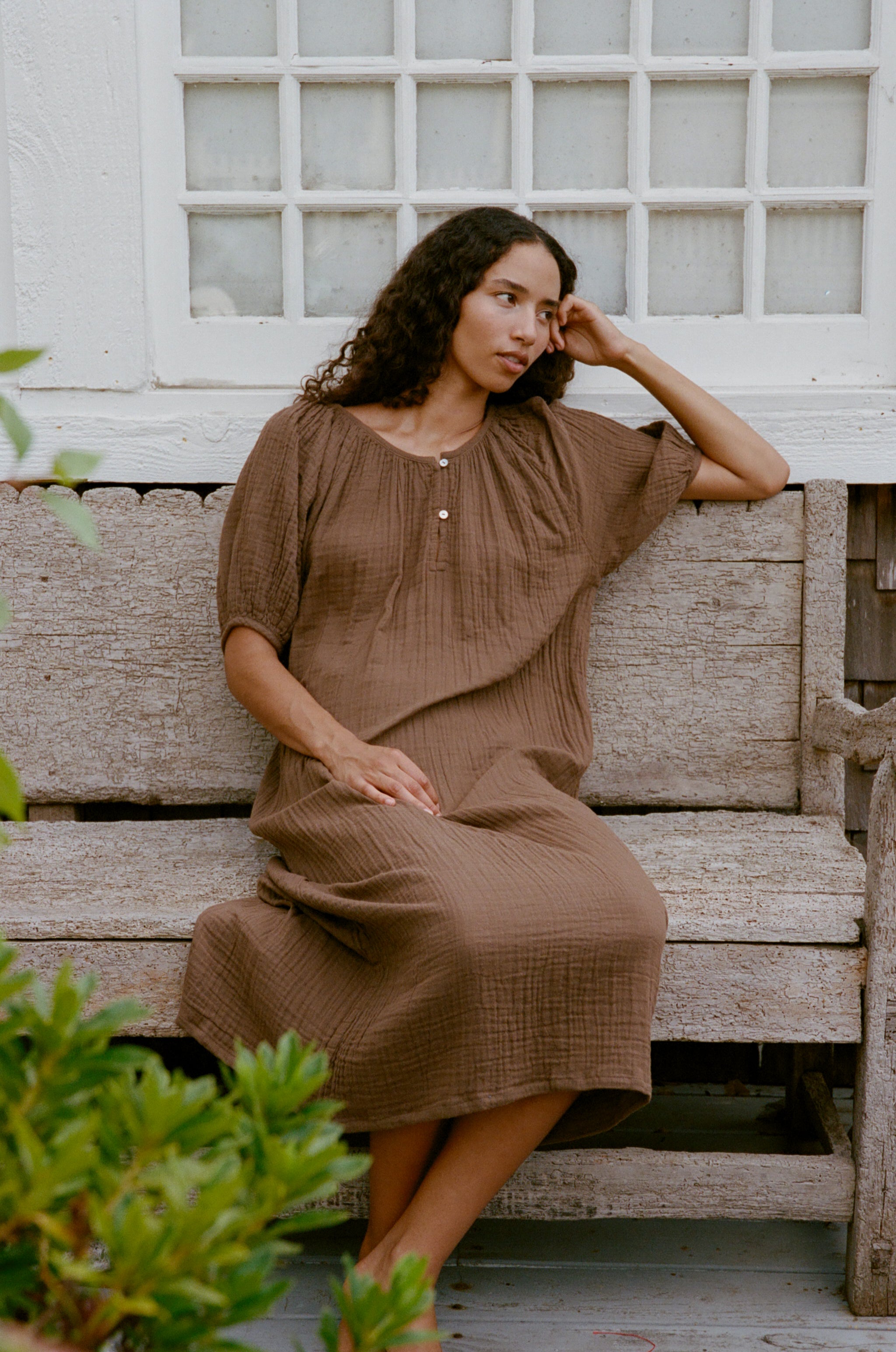 June Dress, Chocolate