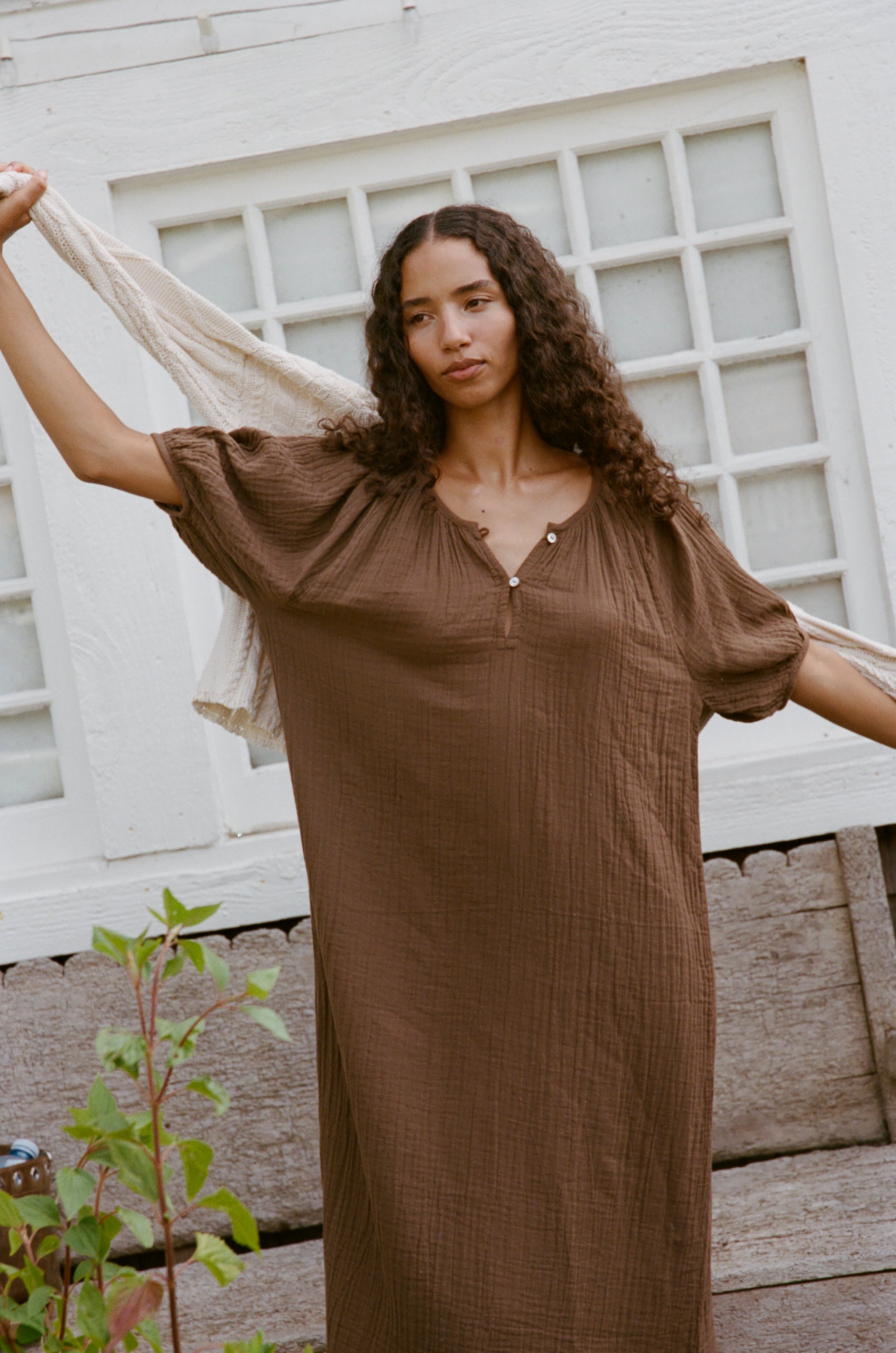 June Dress, Chocolate