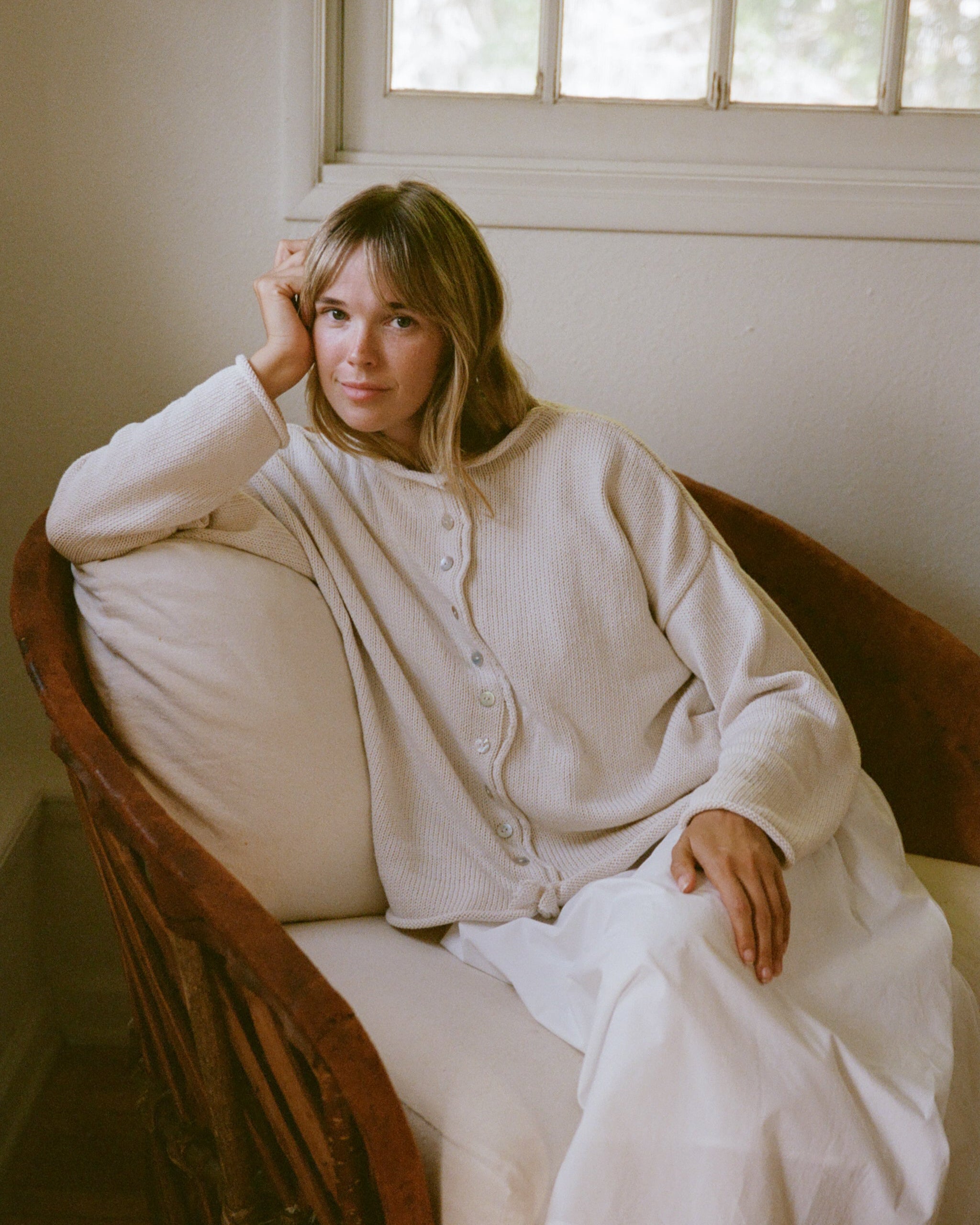 Gemma Cardigan, Cream