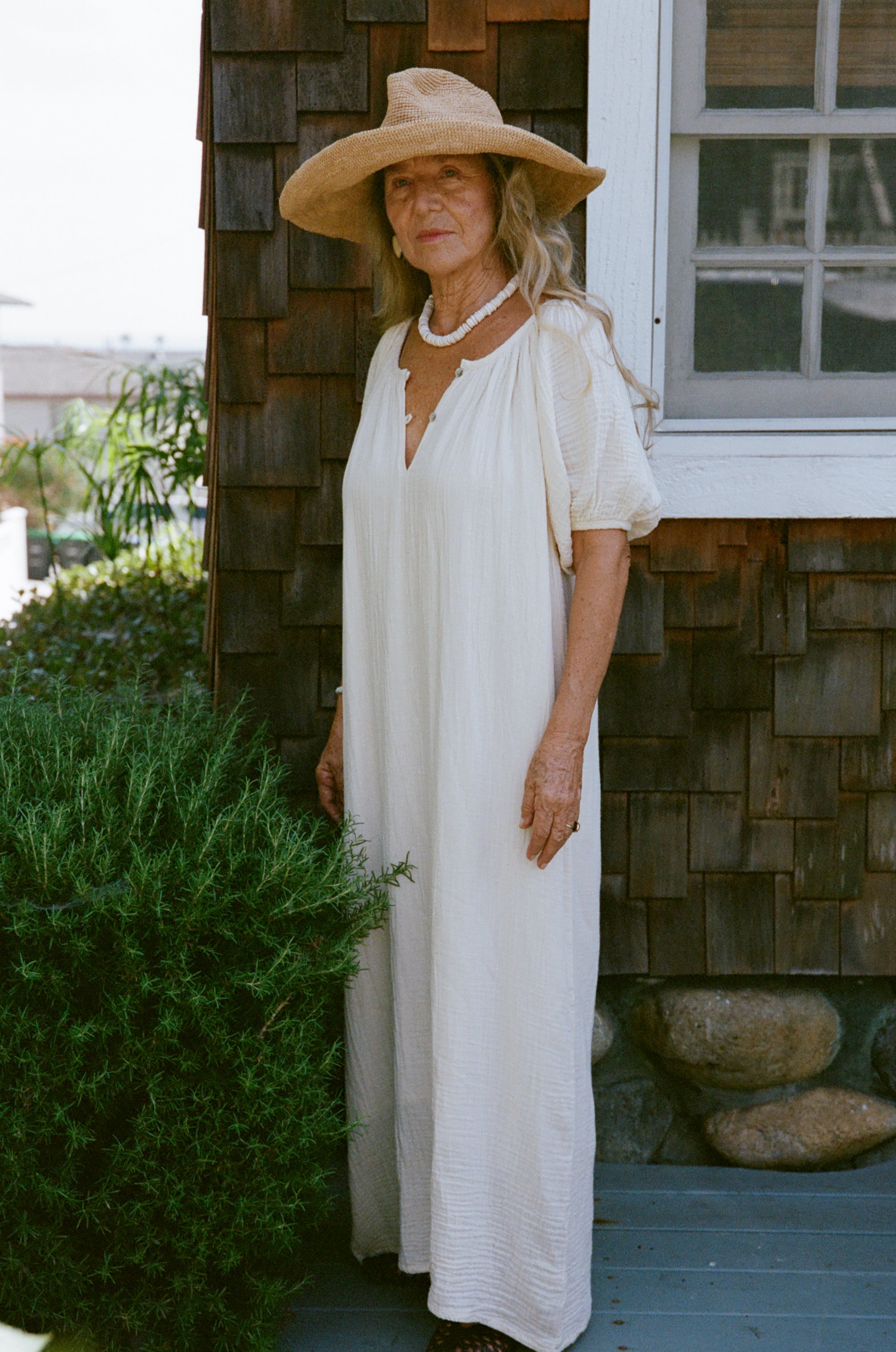 June Dress, Cream