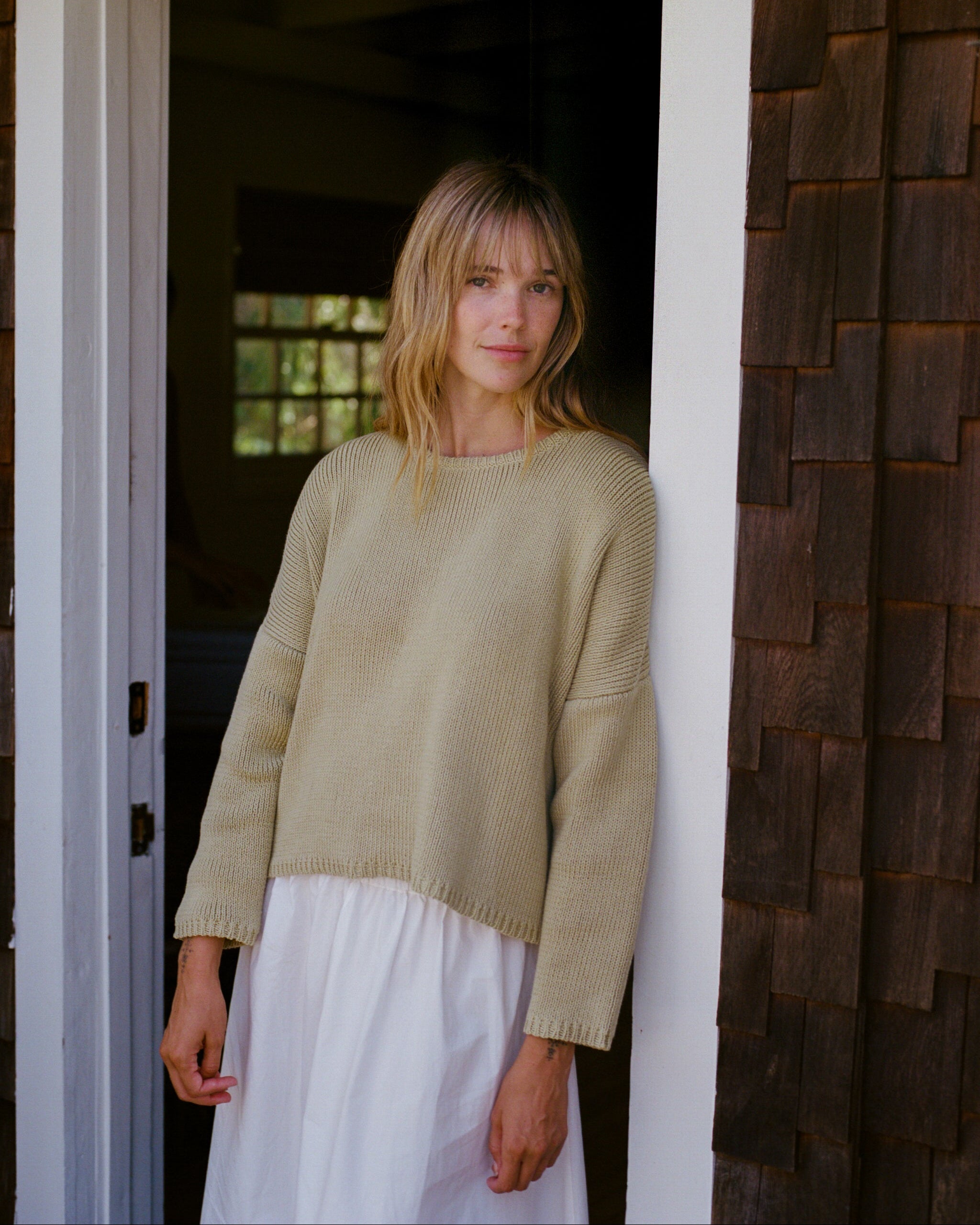 Travel Sweater, Fennel