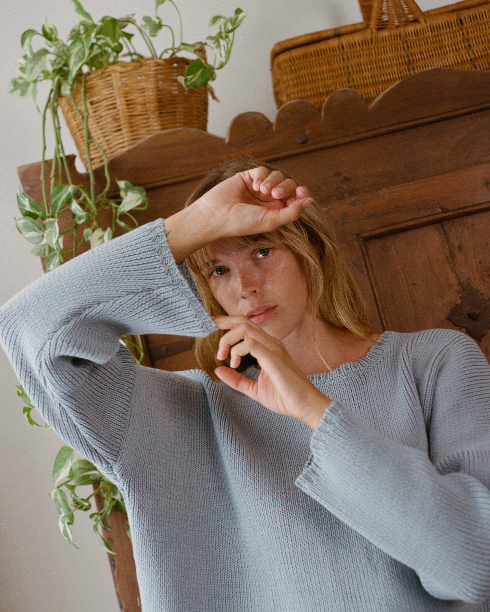 Travel Sweater, Fog