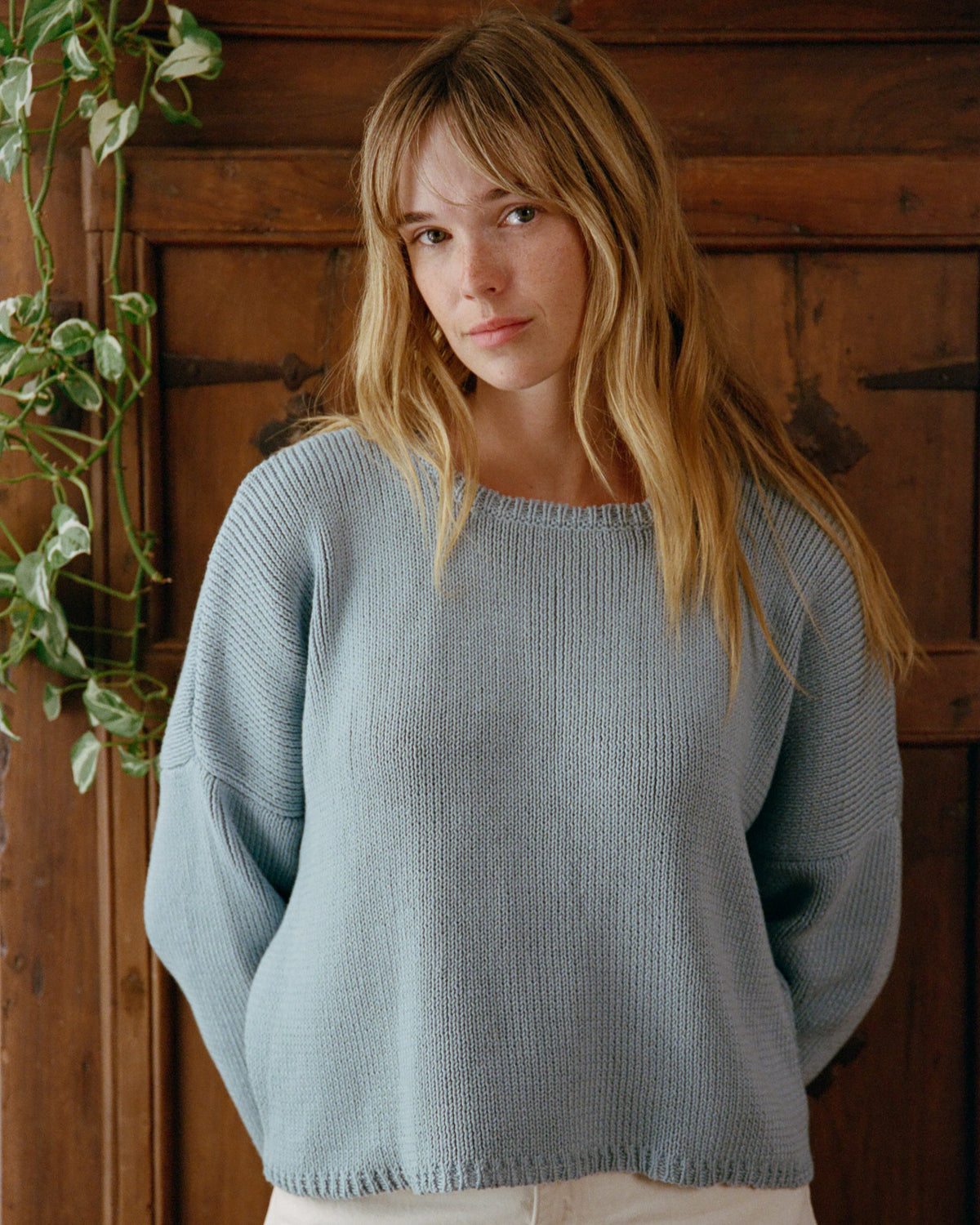 Travel Sweater, Fog