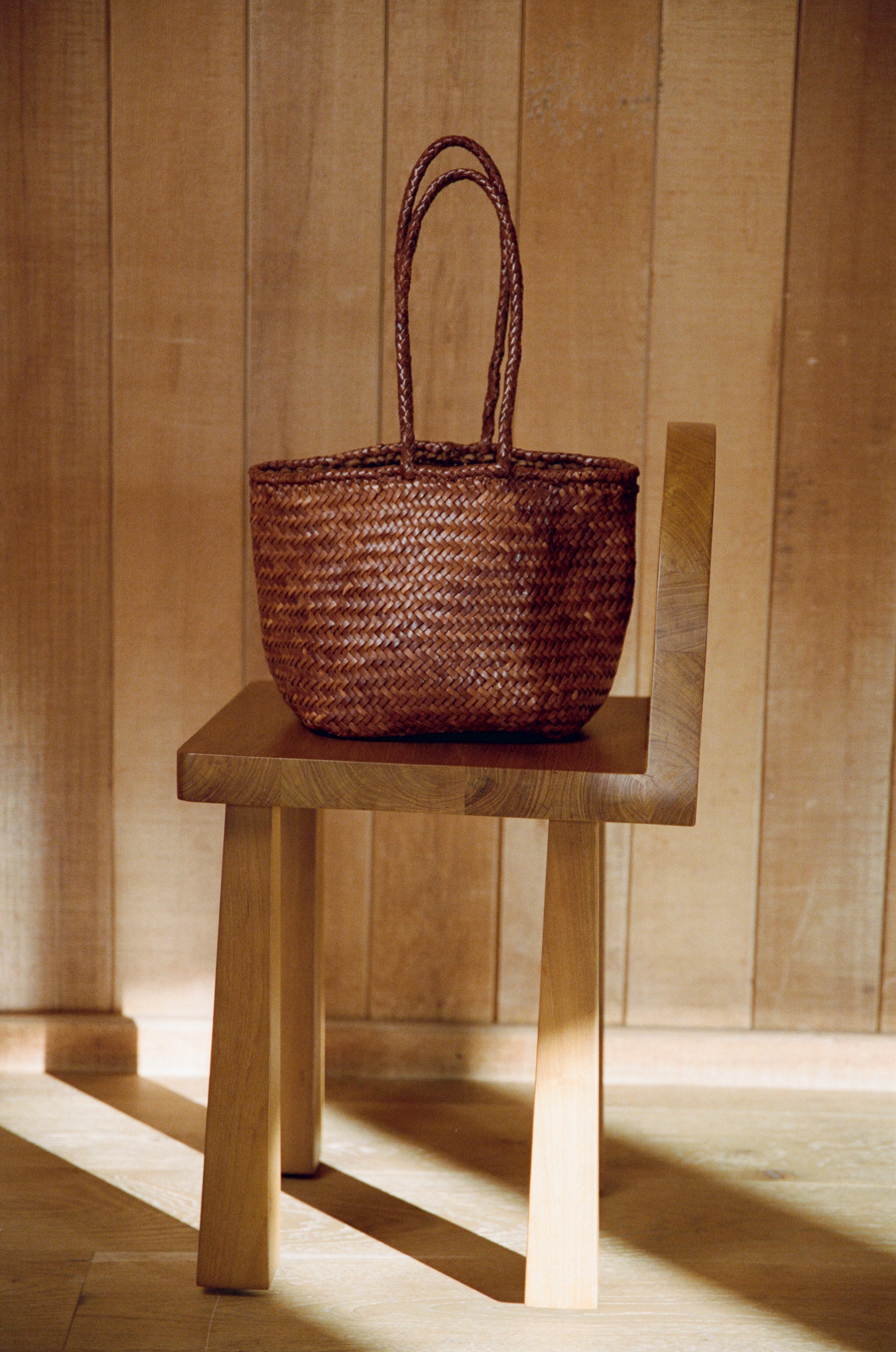 Woven Leather Purse