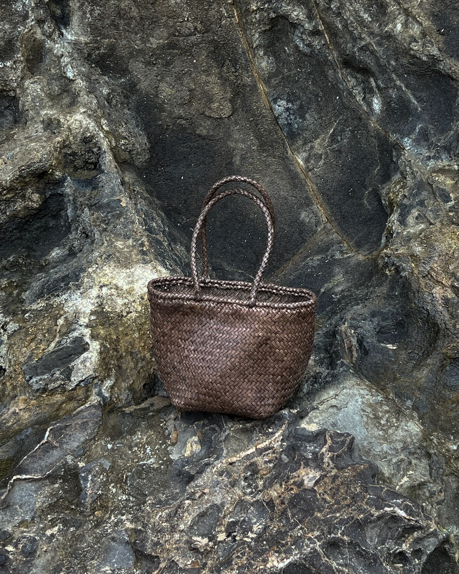 Woven Leather Purse