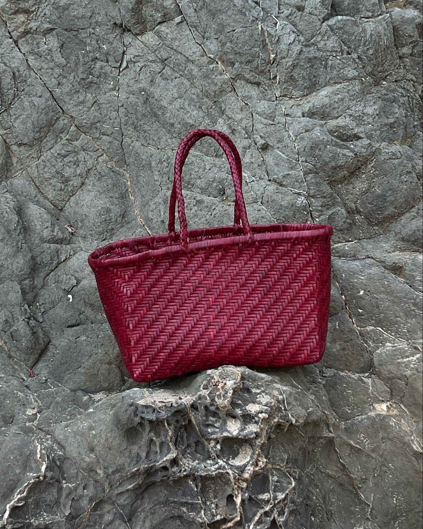 Woven Leather Shoulder Bag