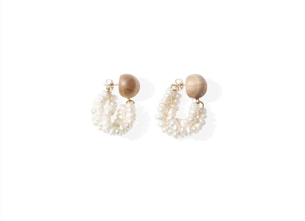 Pearl Cluster Earring