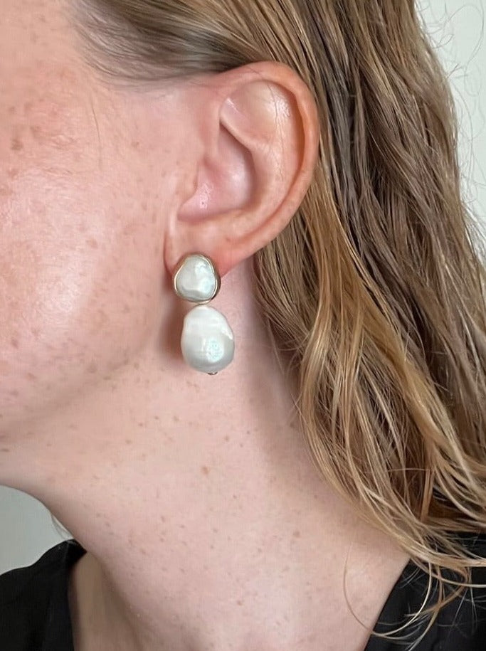 Baroque Pearl Earrings No. 1